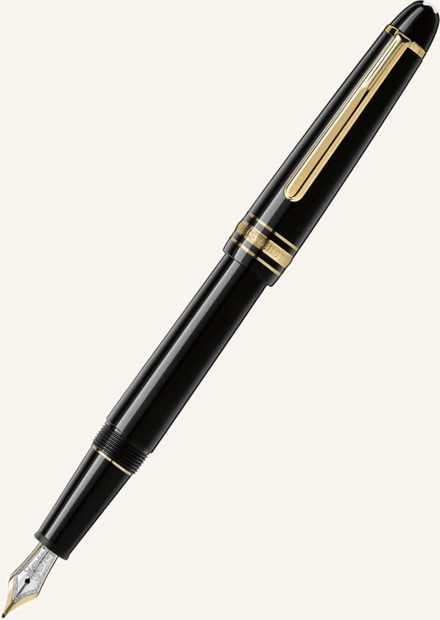 Montblanc Füllfederhalter Meisterstück Gold Coated Classique schwarz