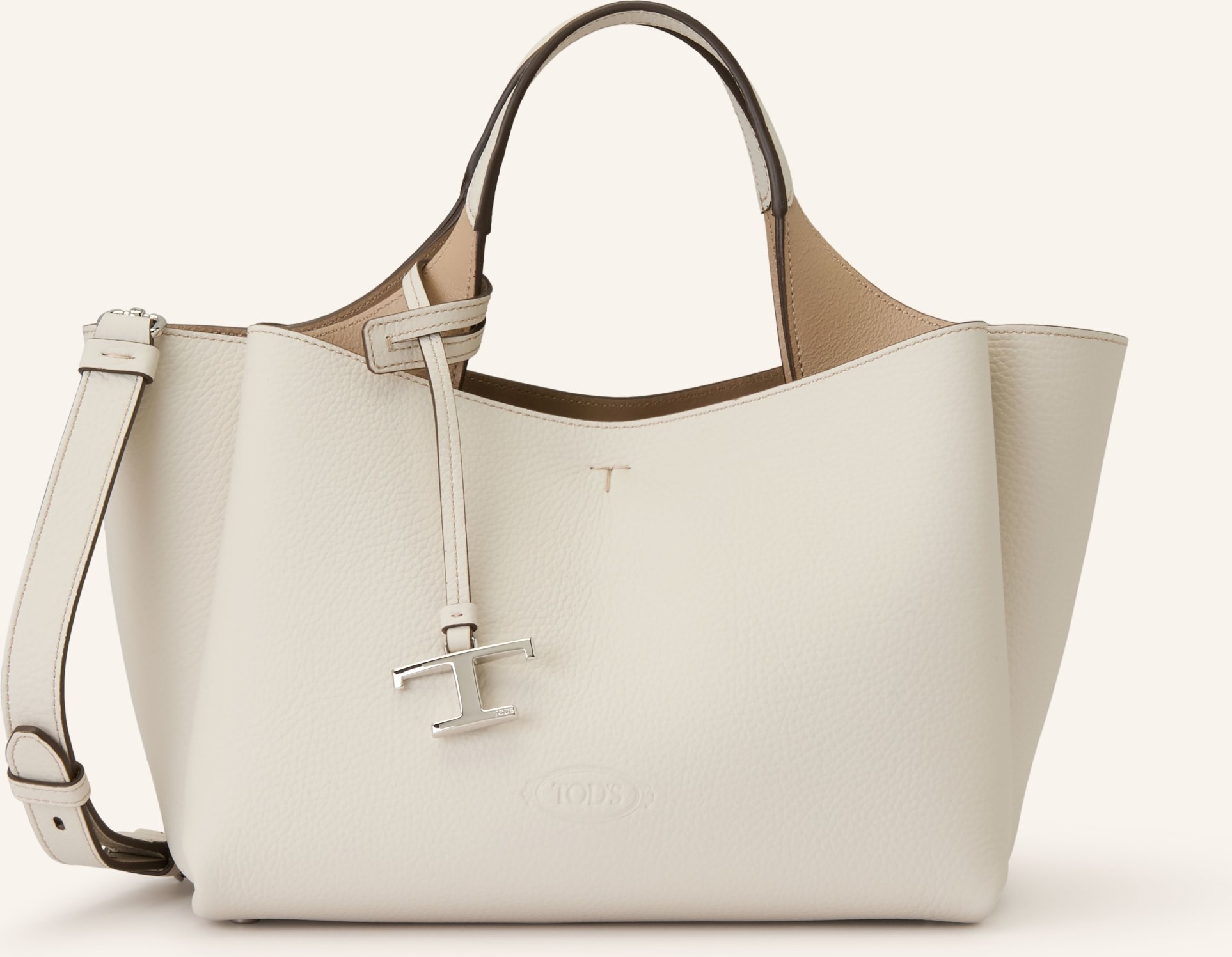 Tod's Handtasche Mini weiss
