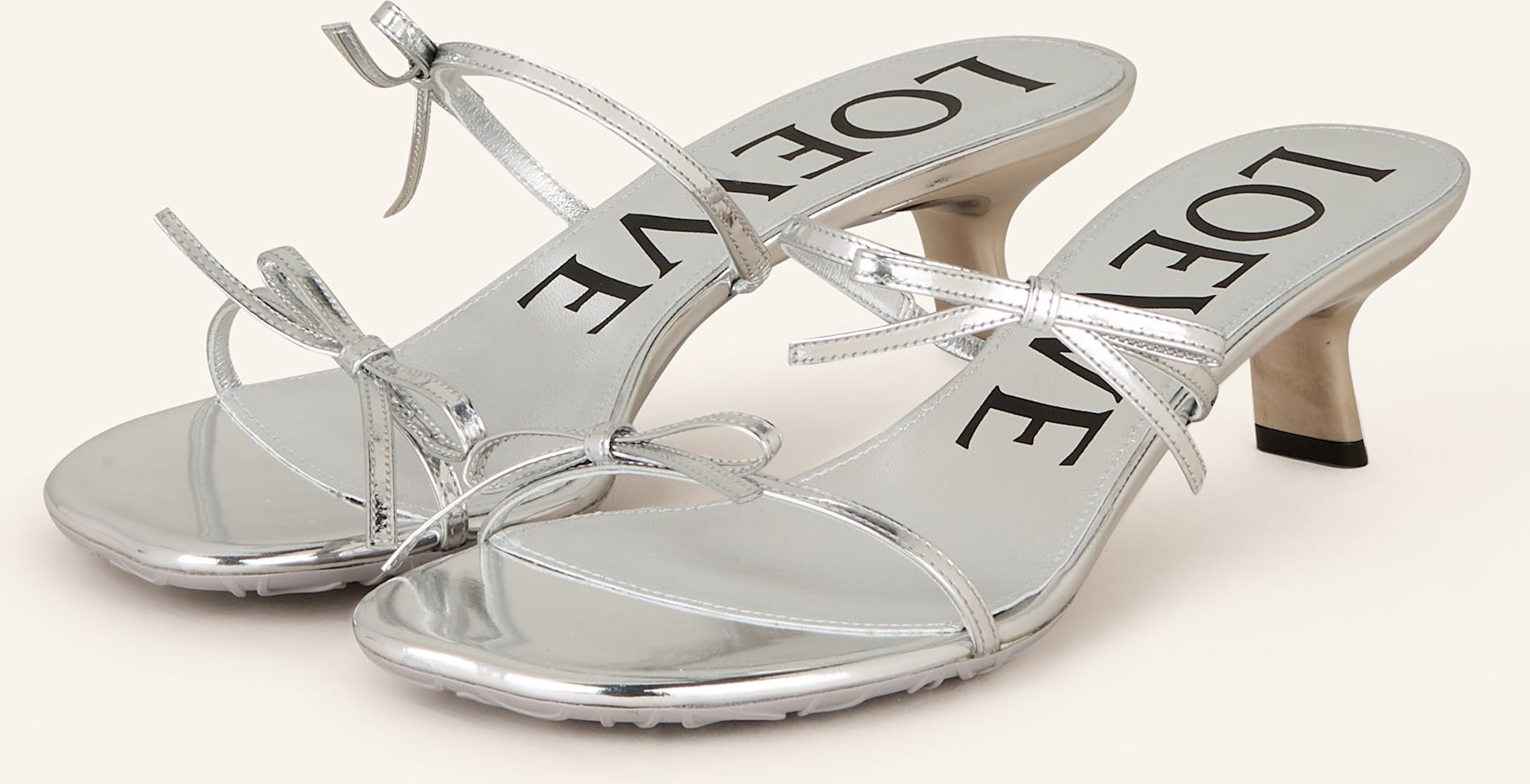 Loewe Sandaletten silber
