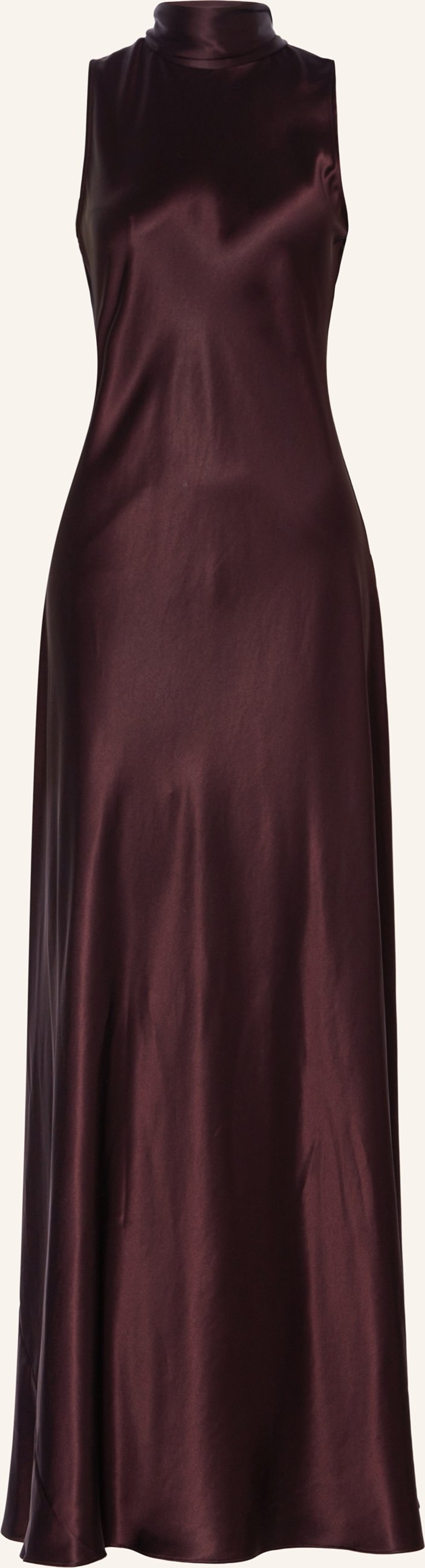 Reiss Schluppenkleid Fae Aus Satin rot