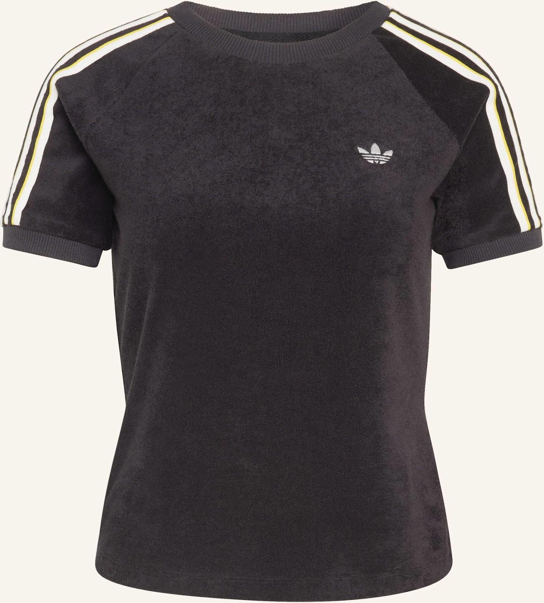 Adidas Originals T-Shirt Terry Towel Cali Aus Frottee schwarz