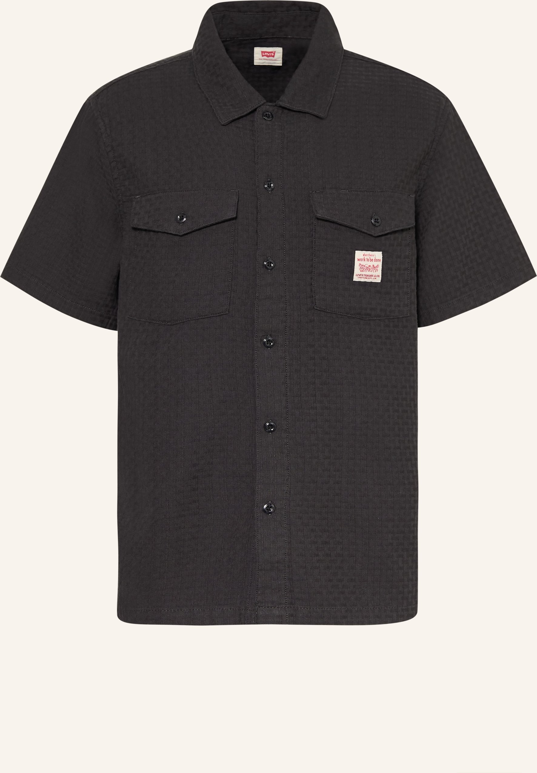 Levi's® Kurzarm-Hemd Relaxed Fit schwarz