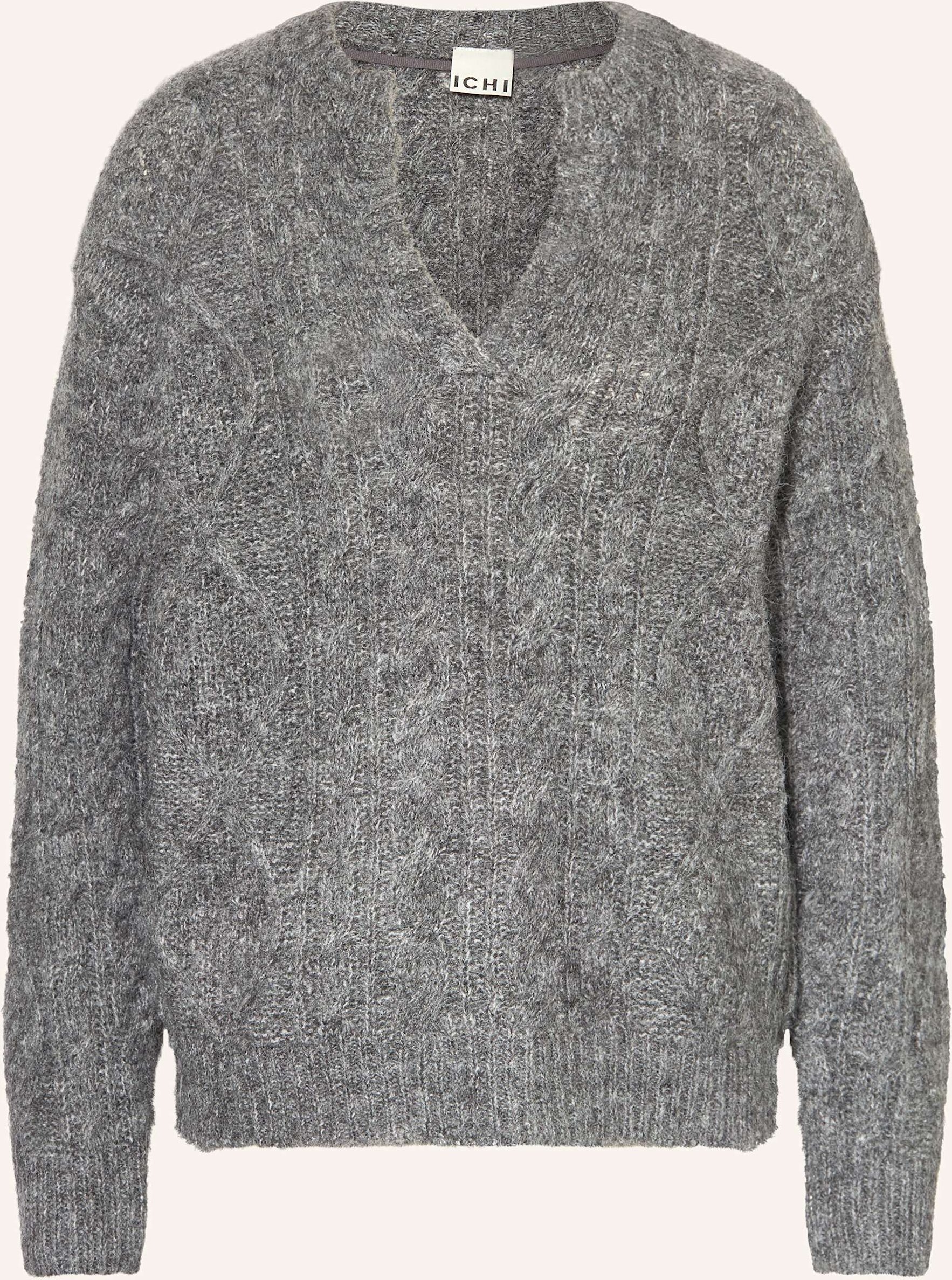 Ichi Pullover Ihbelablue grau