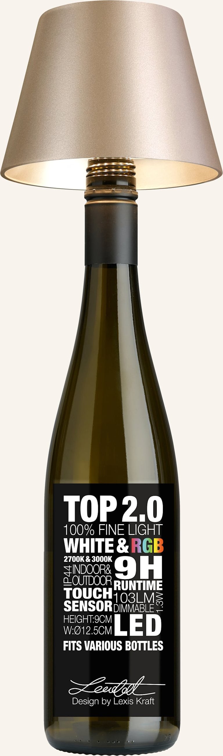 Sompex Leuchte top2.0 beige