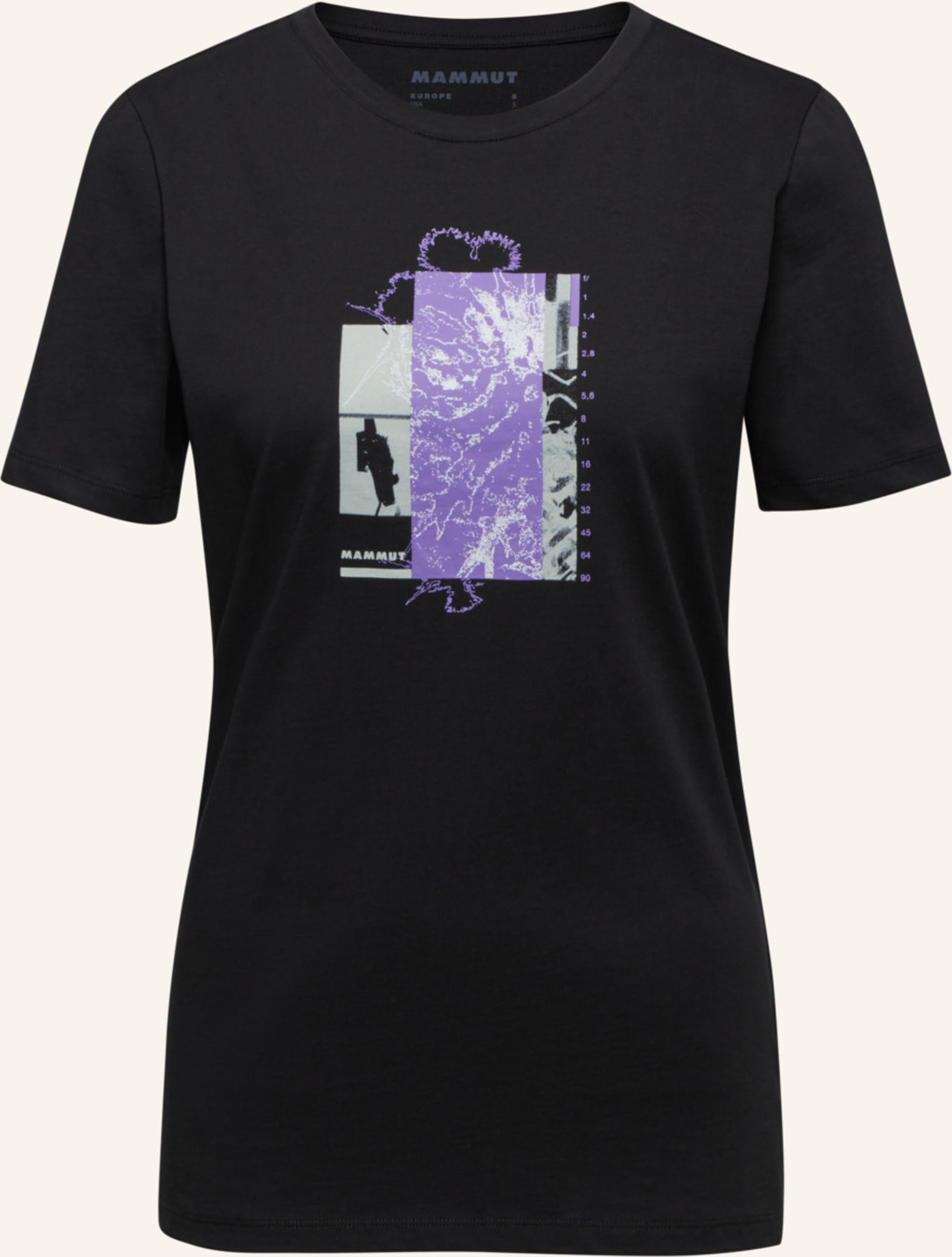 Mammut T-Shirt Mammut Core Alpine Flower schwarz