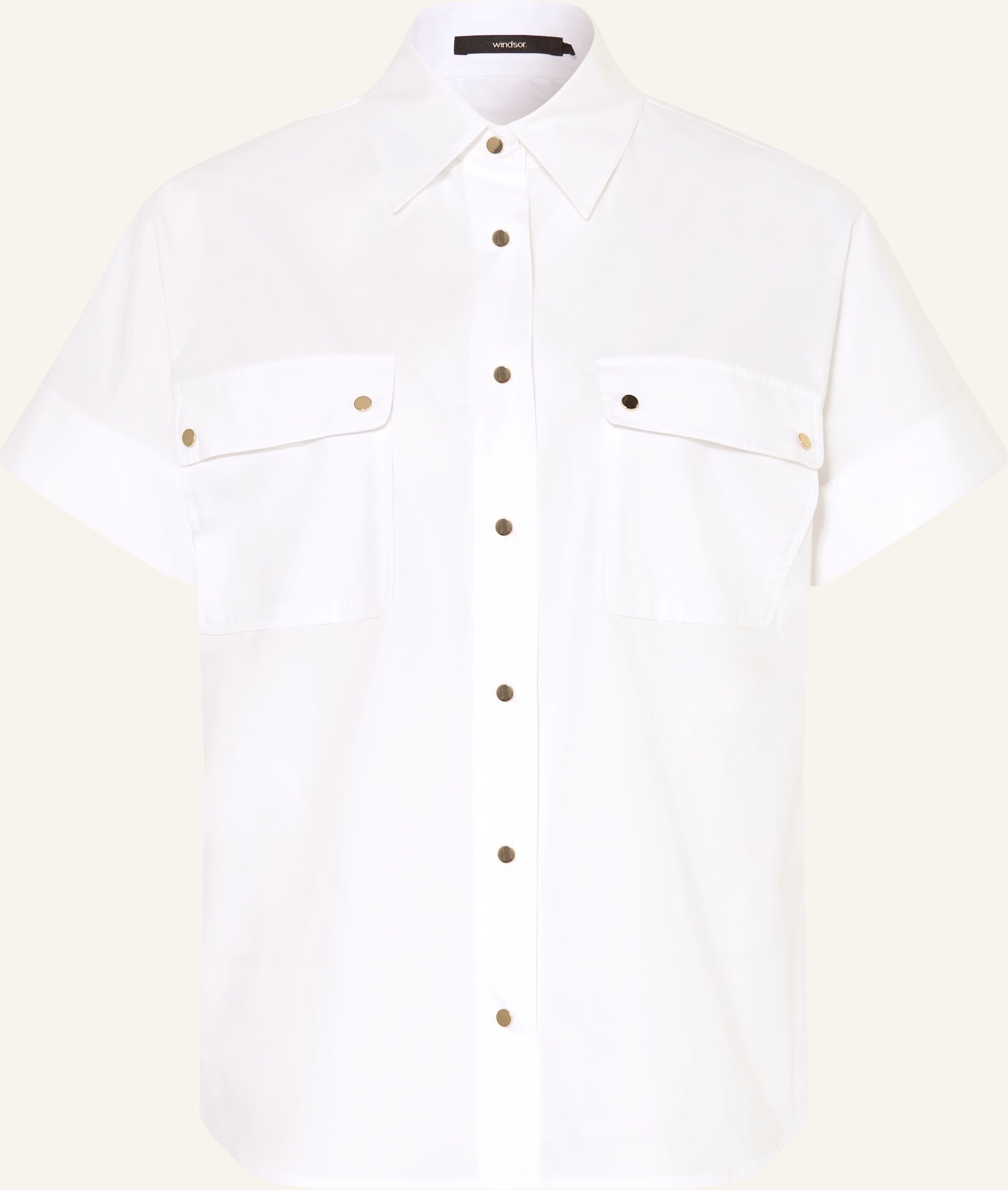 Van Laack Hemdbluse Vl-Telina-Kn weiss