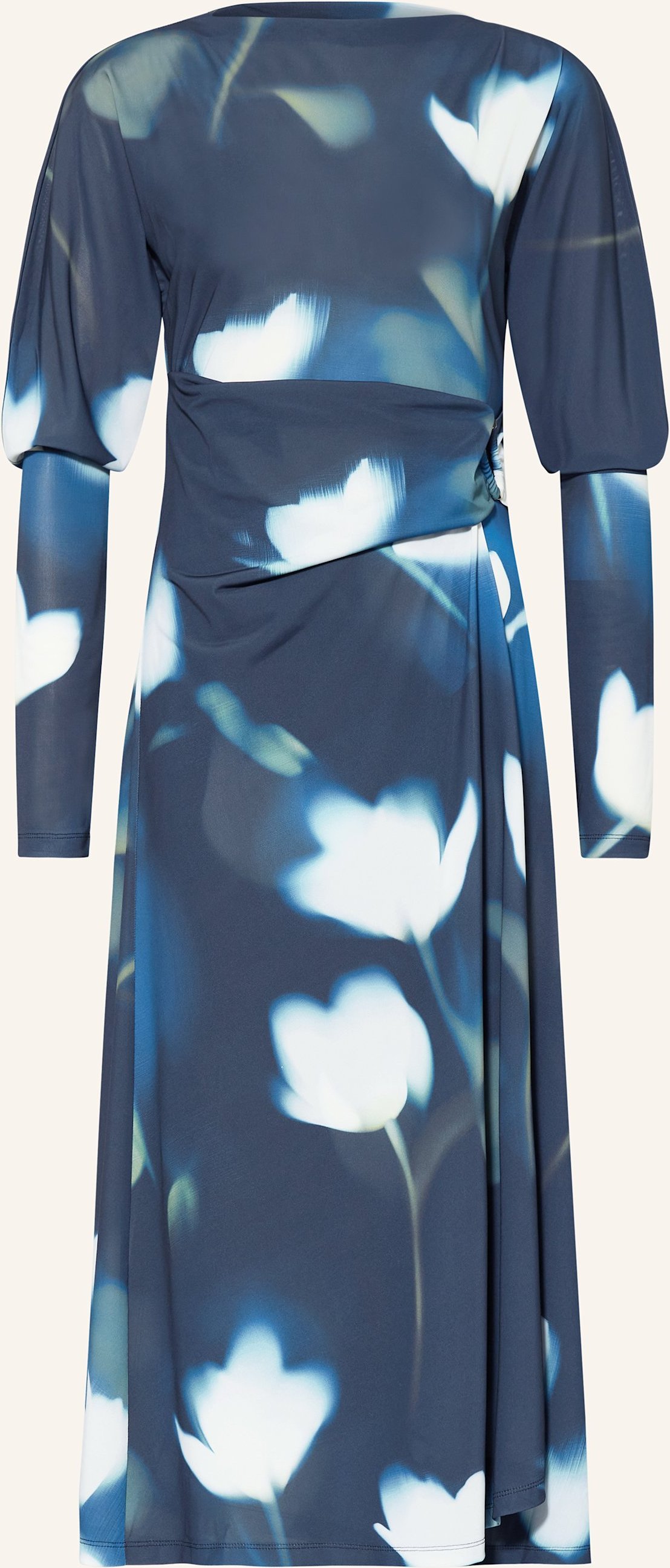 Ted Baker Kleid Talhaaa In Wickeloptik blau