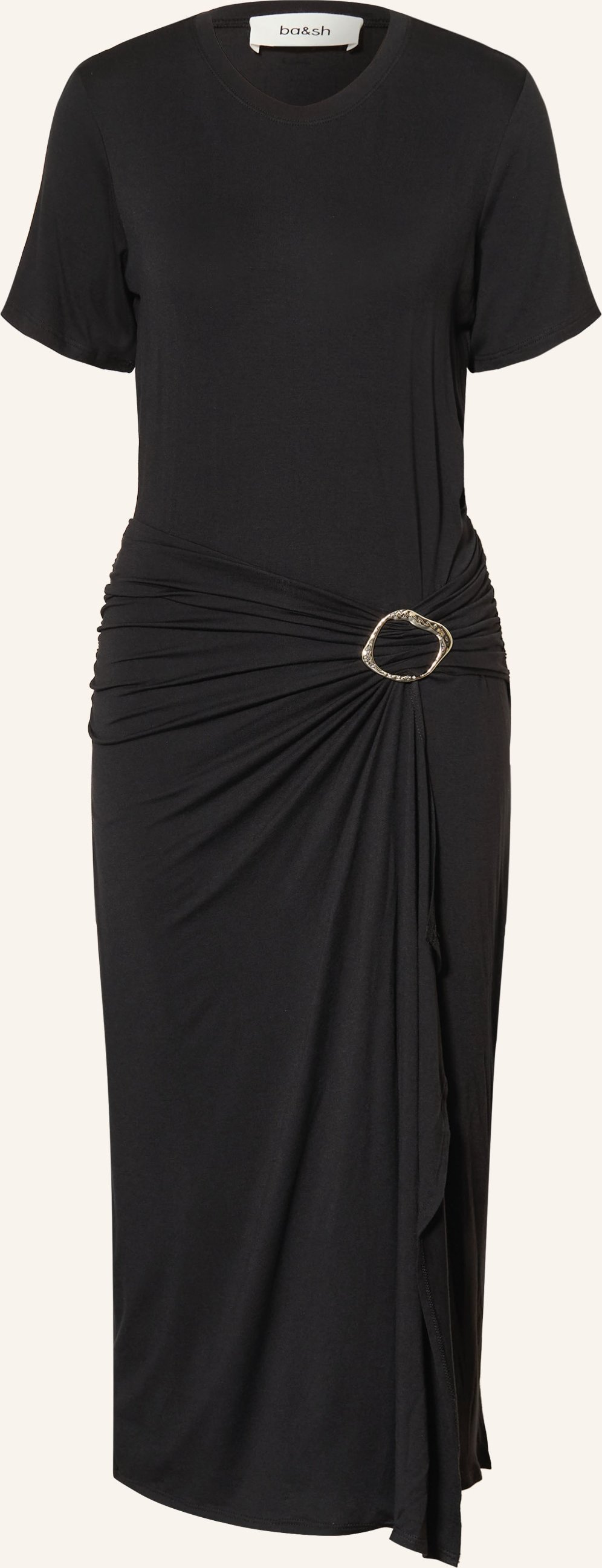 Ba&Sh Jerseykleid Galtea schwarz