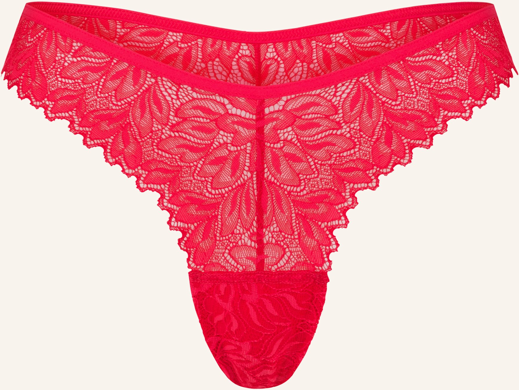 Erlich Textil String Dreamy Lace Brazil rot