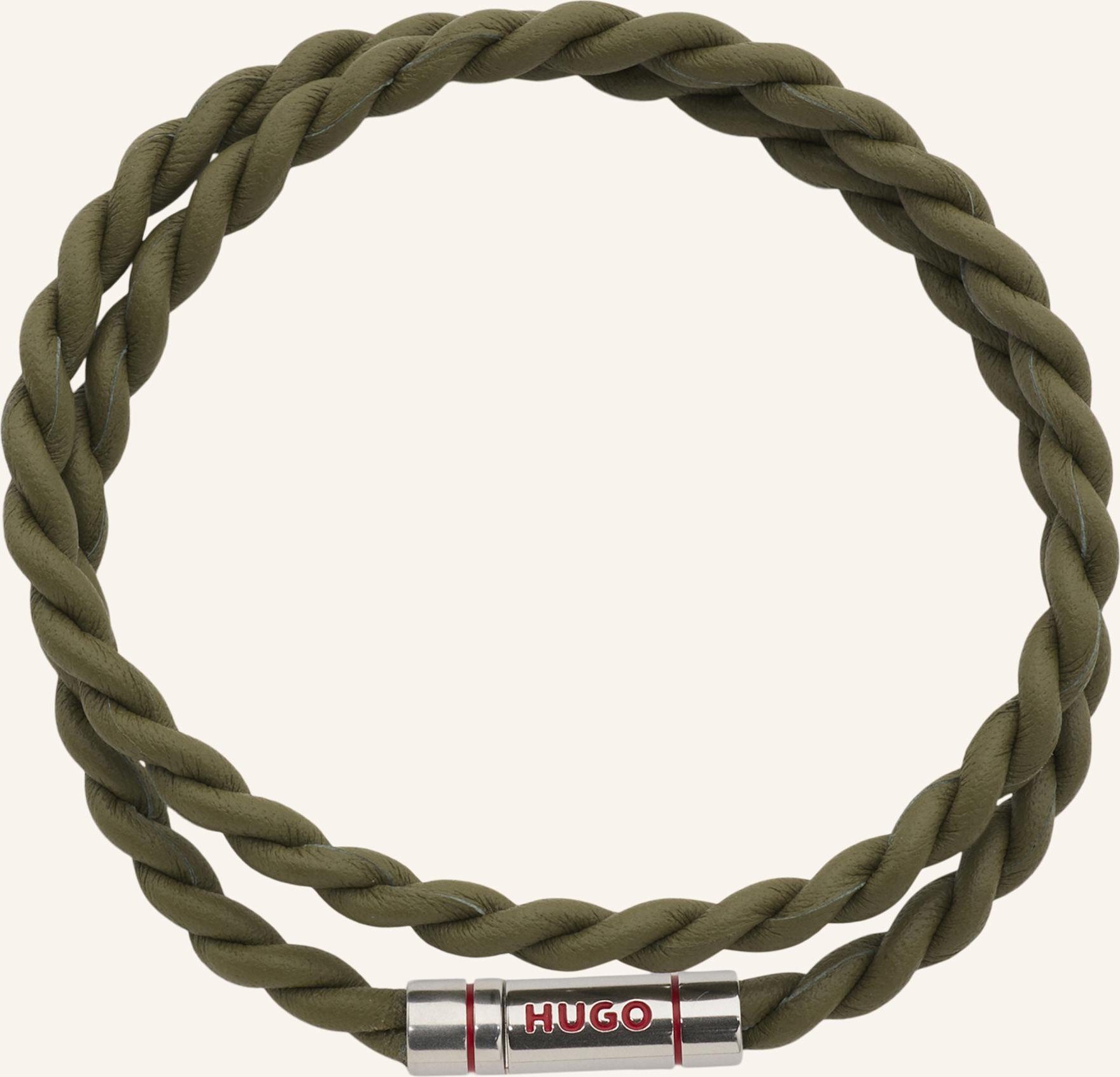 Hugo Armband E-doublebraid4-Bra gruen