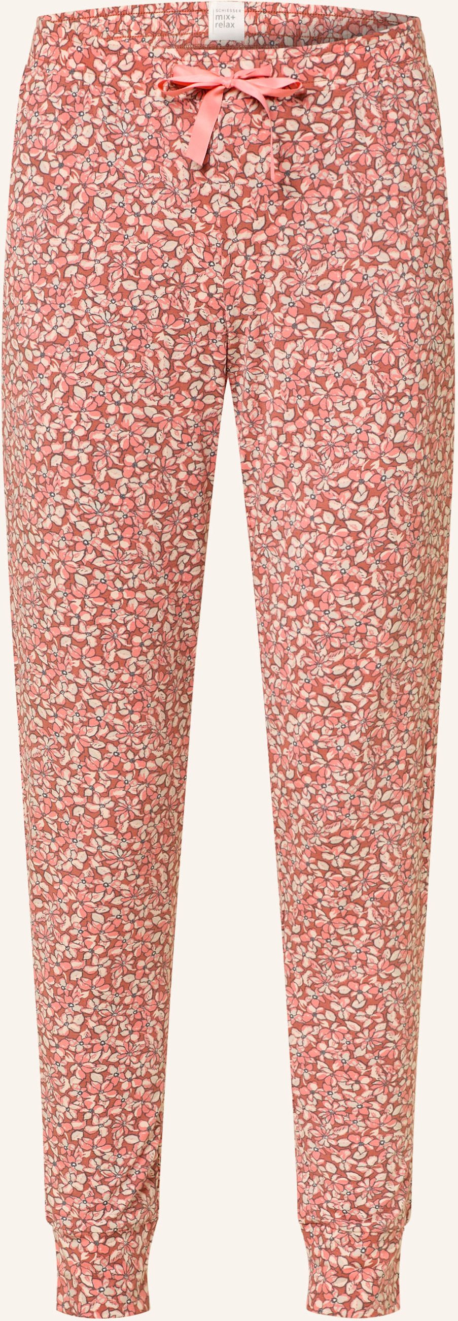 Schiesser Schlafhose Mix+Relax orange