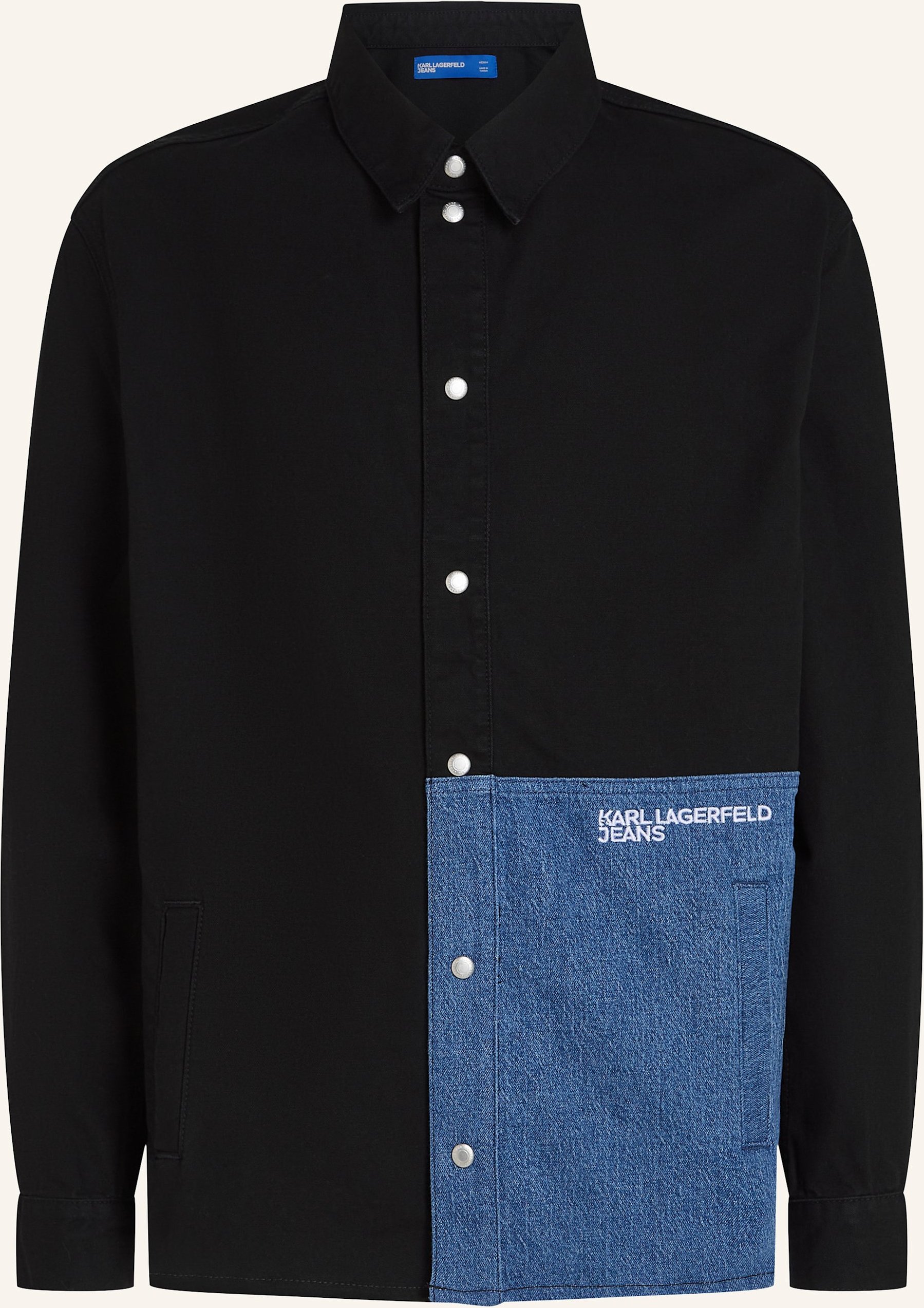 Karl Lagerfeld Jeans Hemd blau