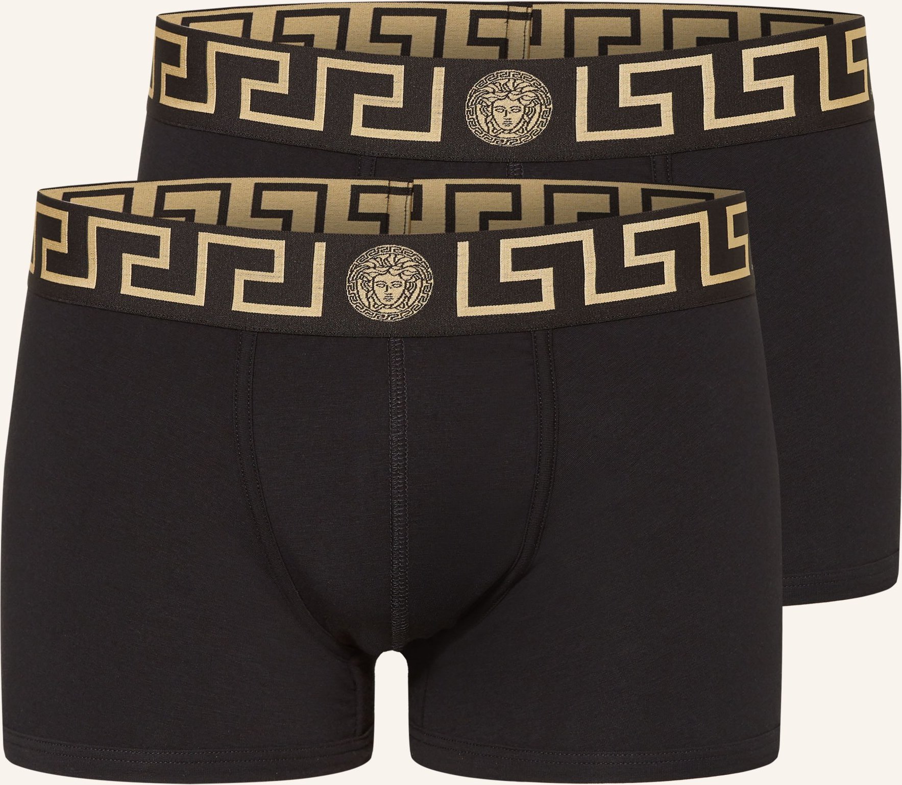 Versace 2er-Pack Boxershorts schwarz