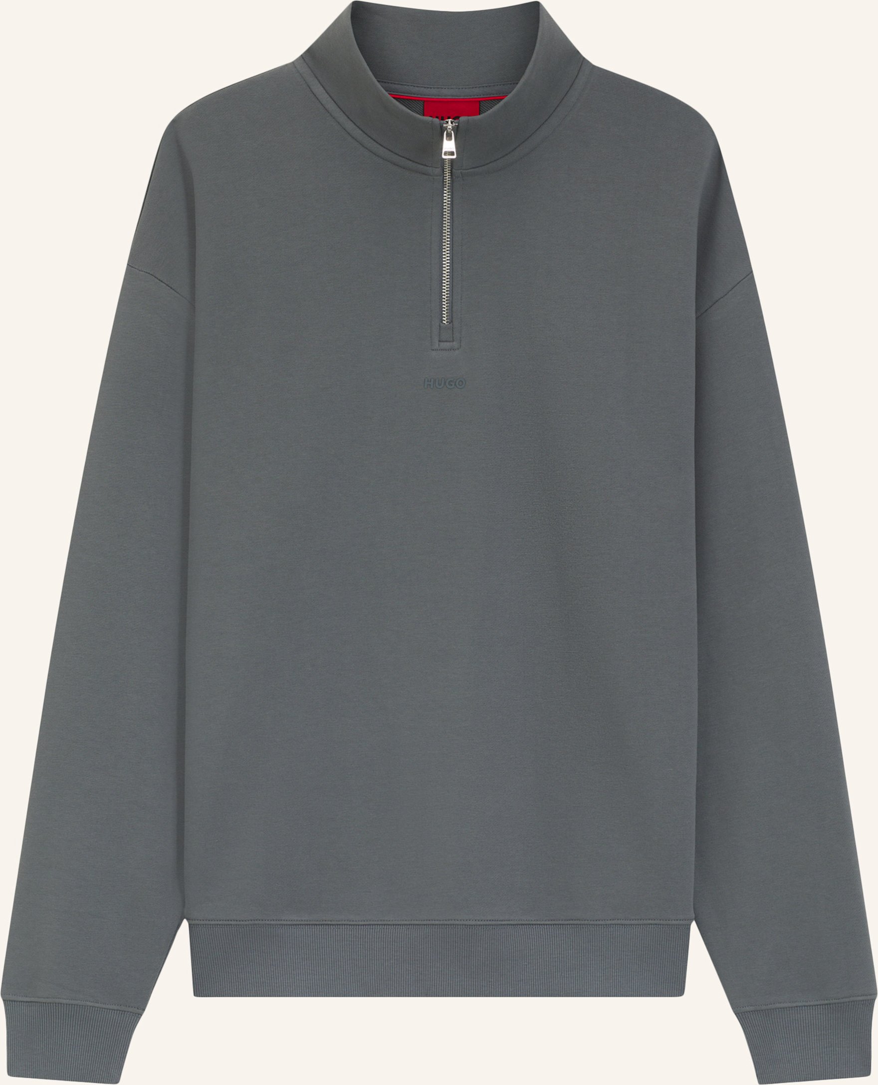 Hugo Sweatshirt durty244 Relaxed Fit grau