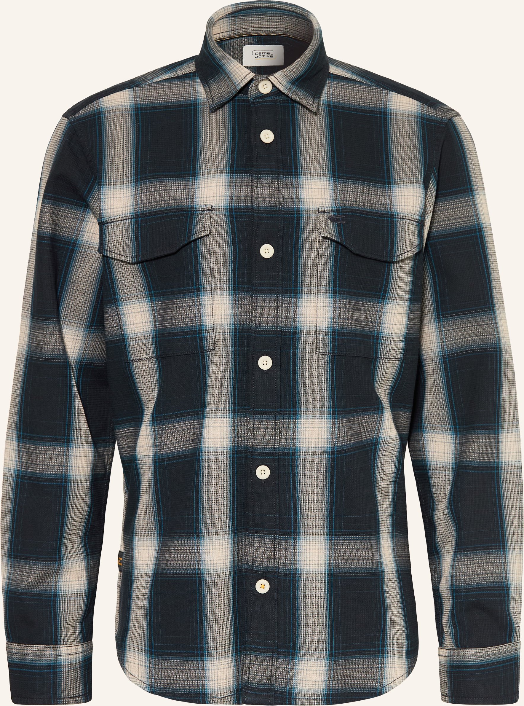 Camel Active Hemd Regular Fit blau