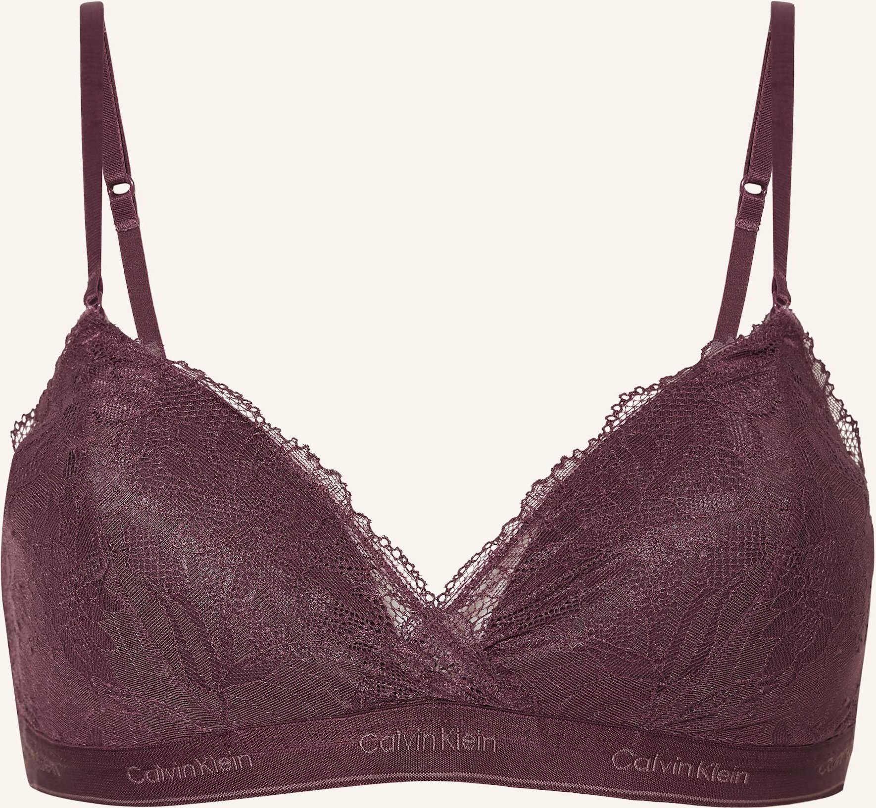 Calvin Klein Triangel-Bh Modern Lace lila