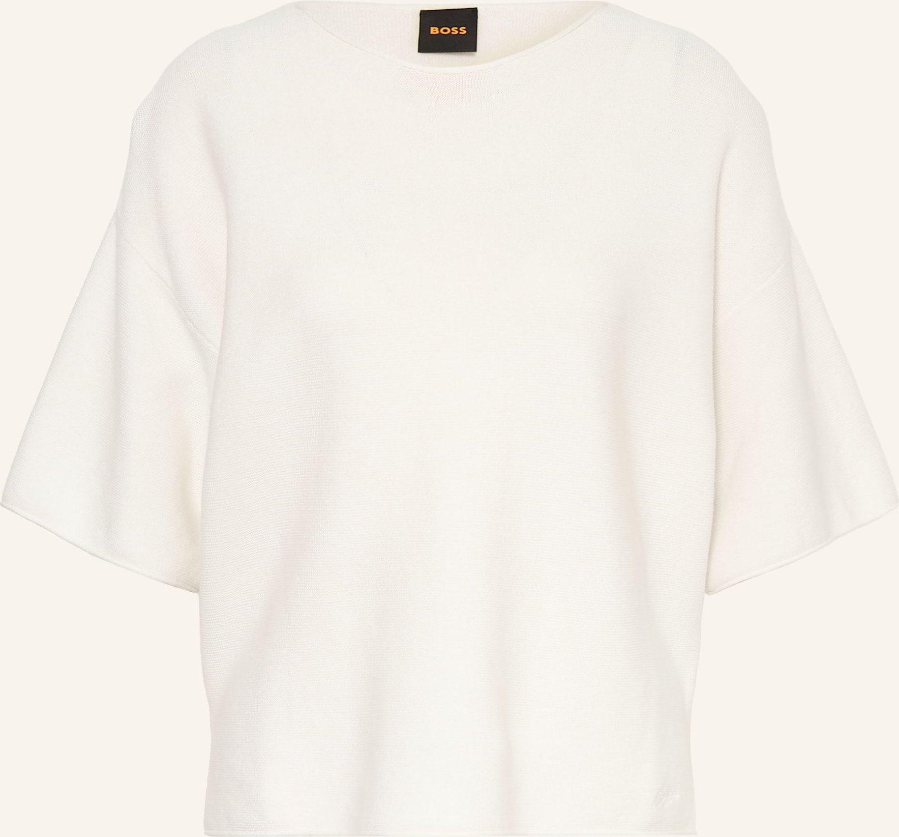 Boss Strickshirt Fouetta weiss