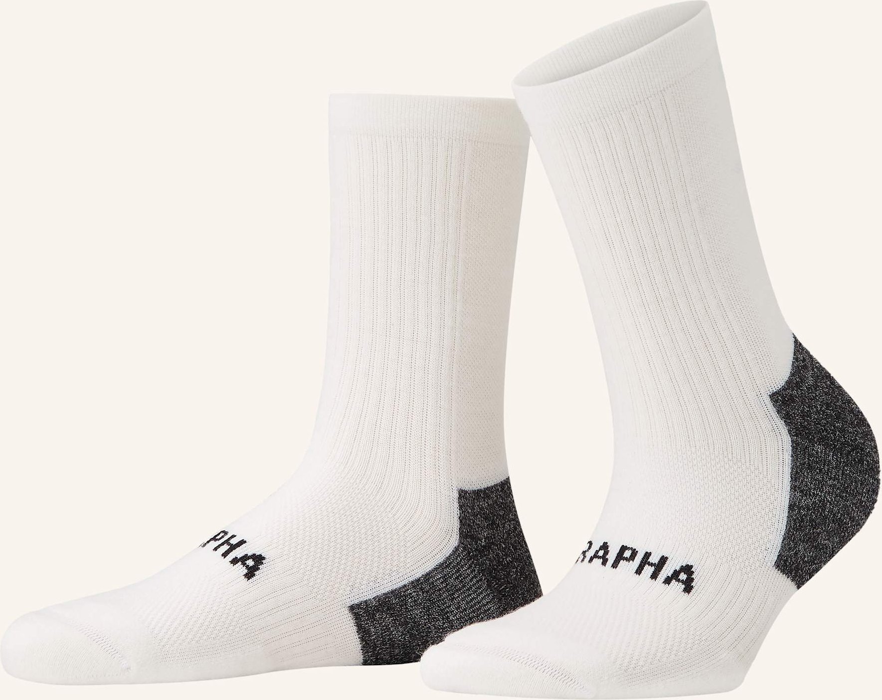 Thumbnail - Rapha Radsocken Pro Team Winter Mit Merinowolle weiss