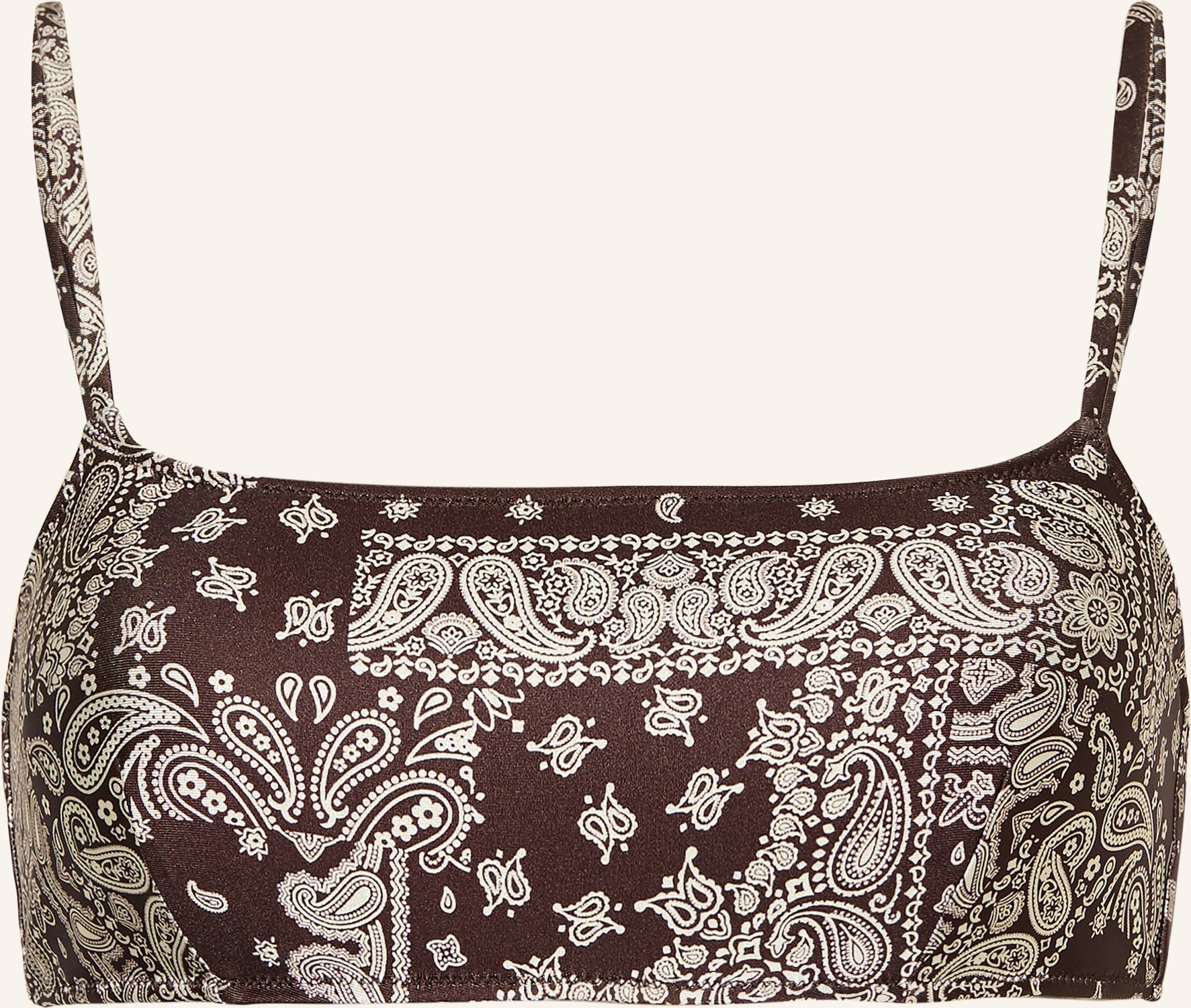 Mrs & Hugs Bustier-Bikini-Top braun