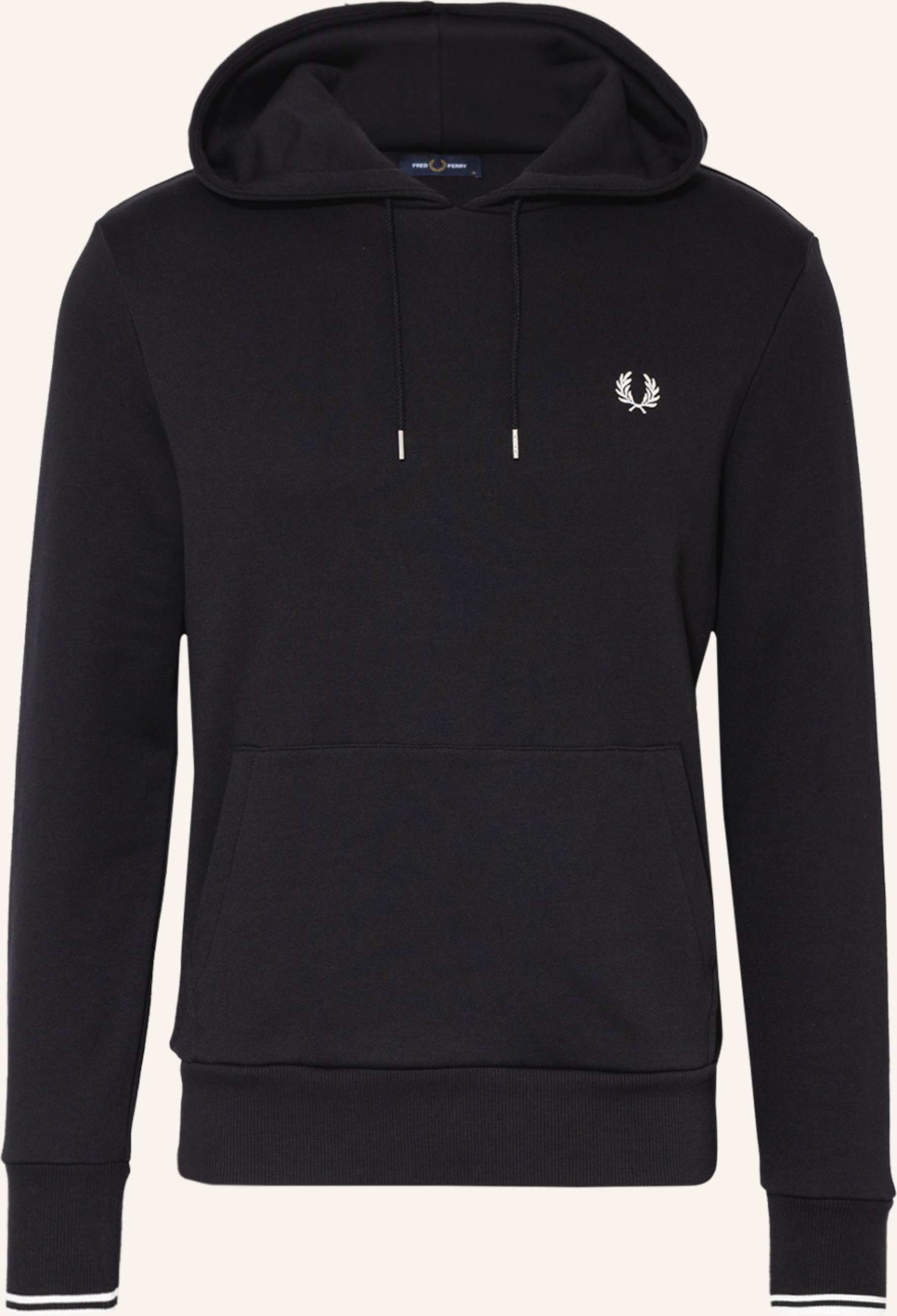 Thumbnail - Fred Perry Hoodie m2643 schwarz