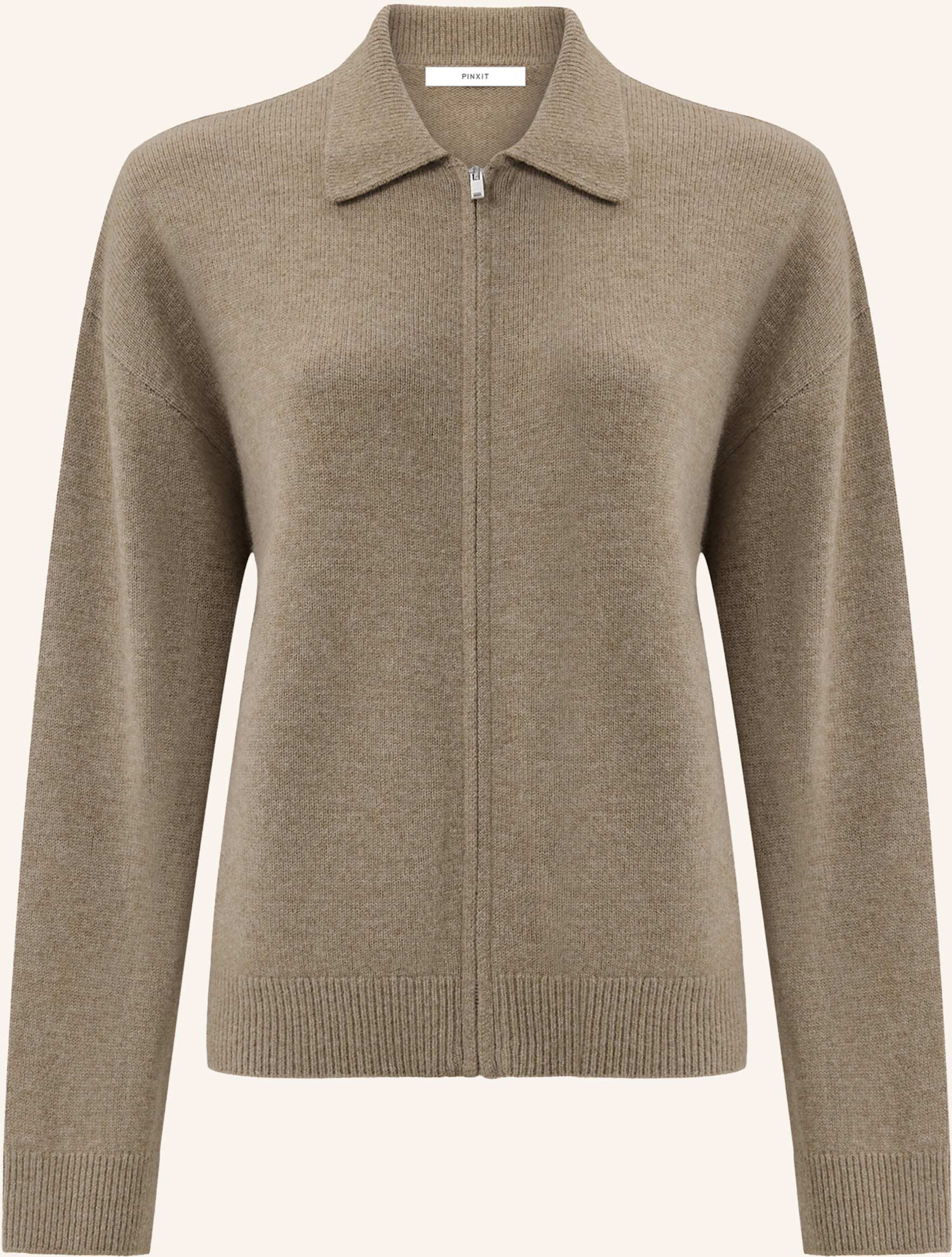 Pinxit Strickjacke Mit Kaschmir beige