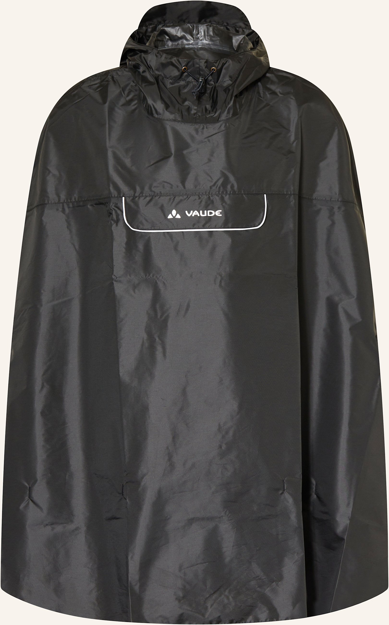 Vaude Regenponcho Valdipino schwarz