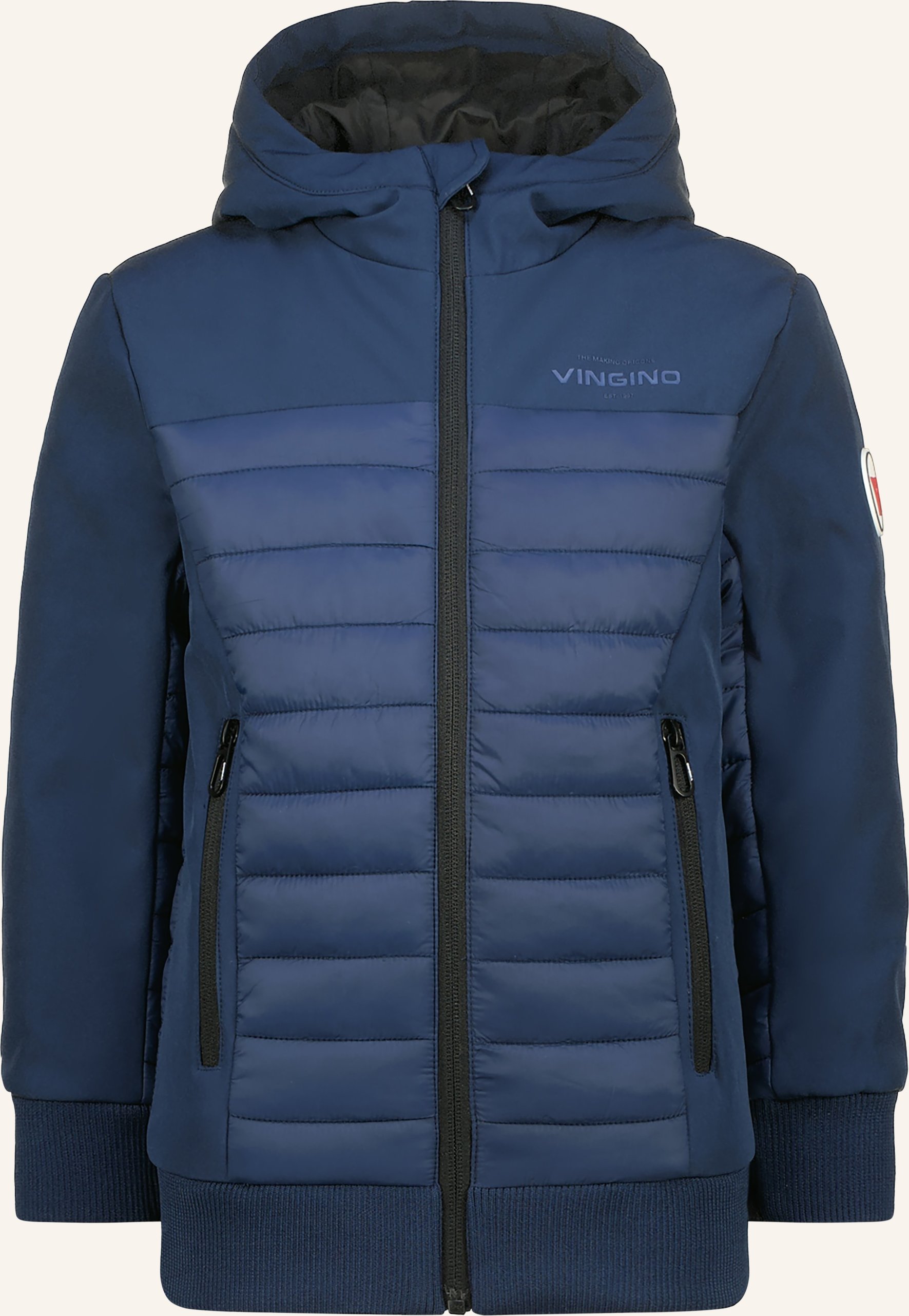 Vingino Steppjacke Teffer Im Materialmix blau