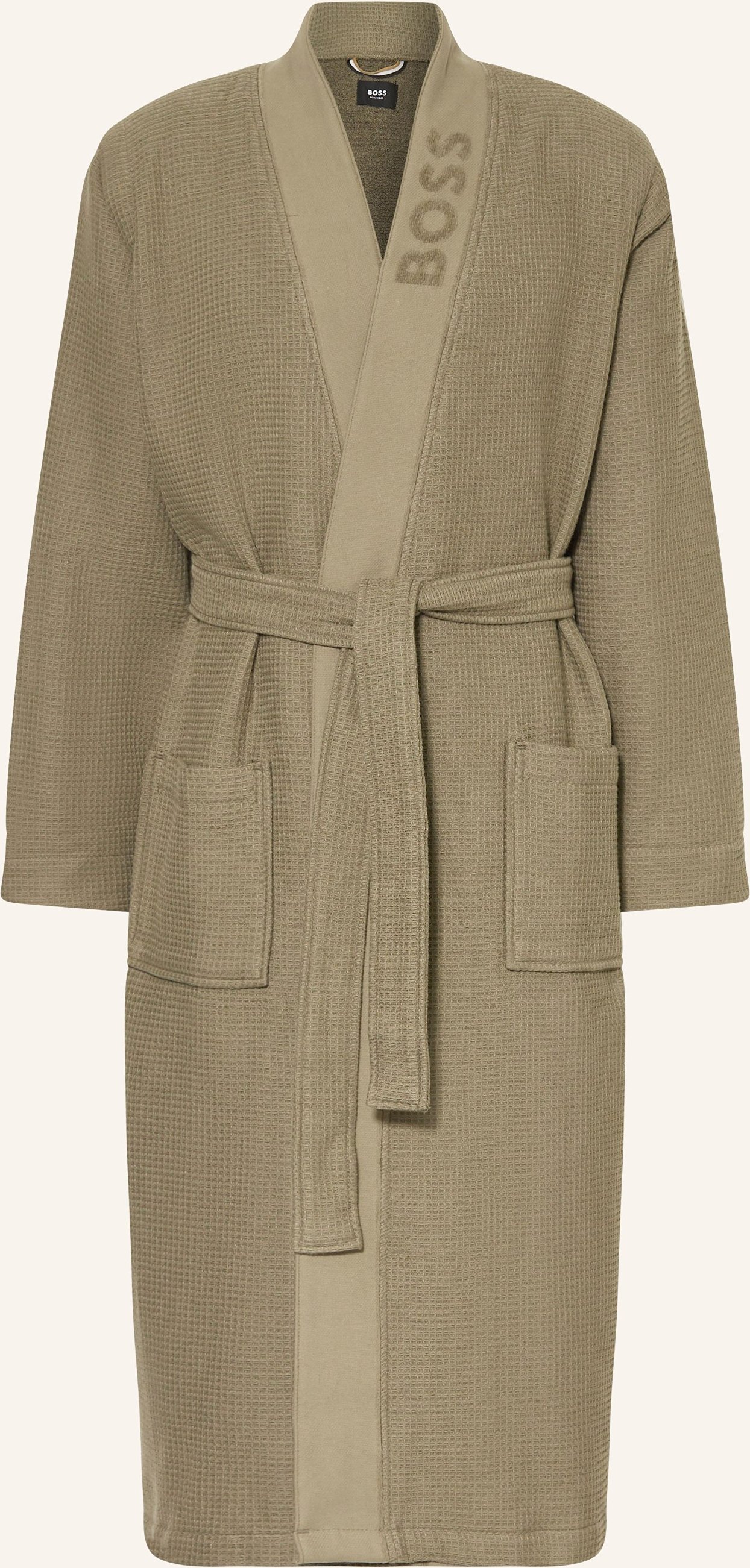 Boss Herren-Bademantel braun