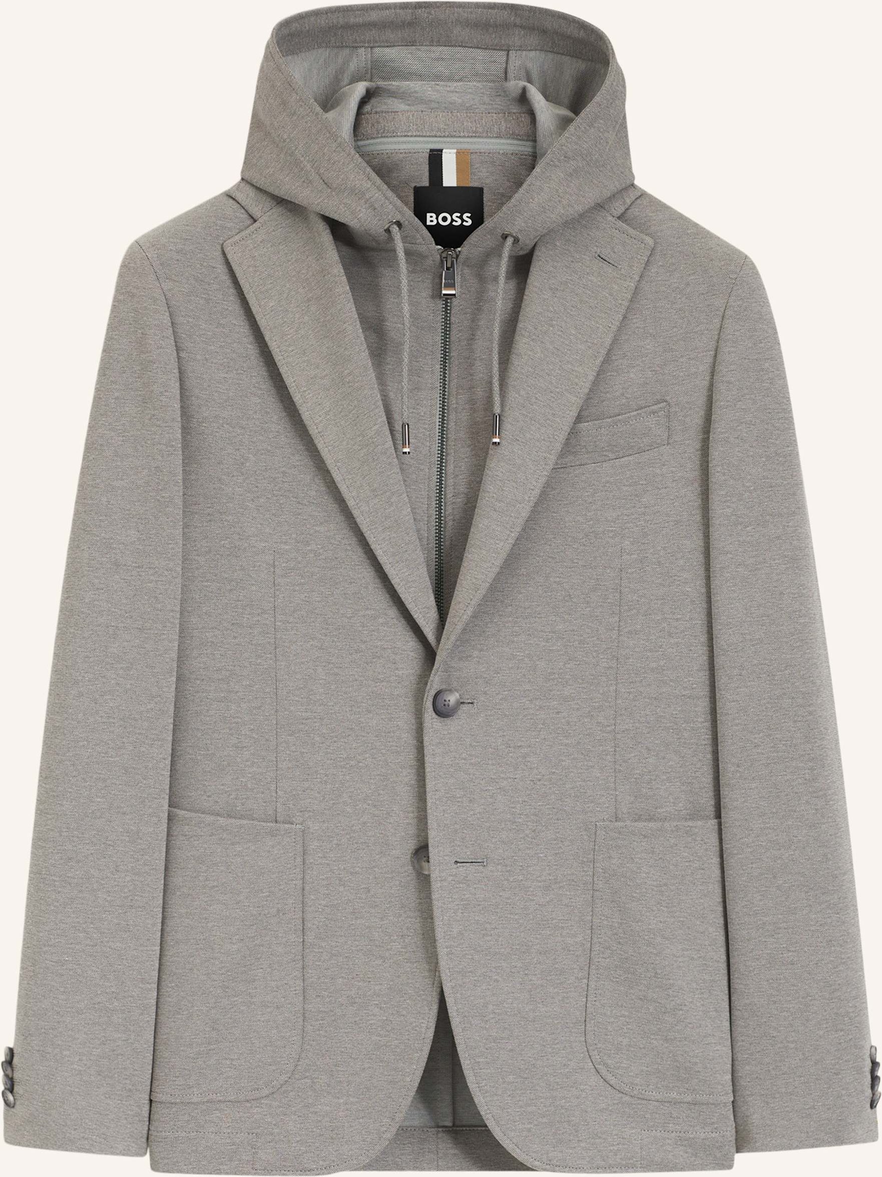 Boss Blazer C-Hanry-J-hoodie253f Slim Fit silber