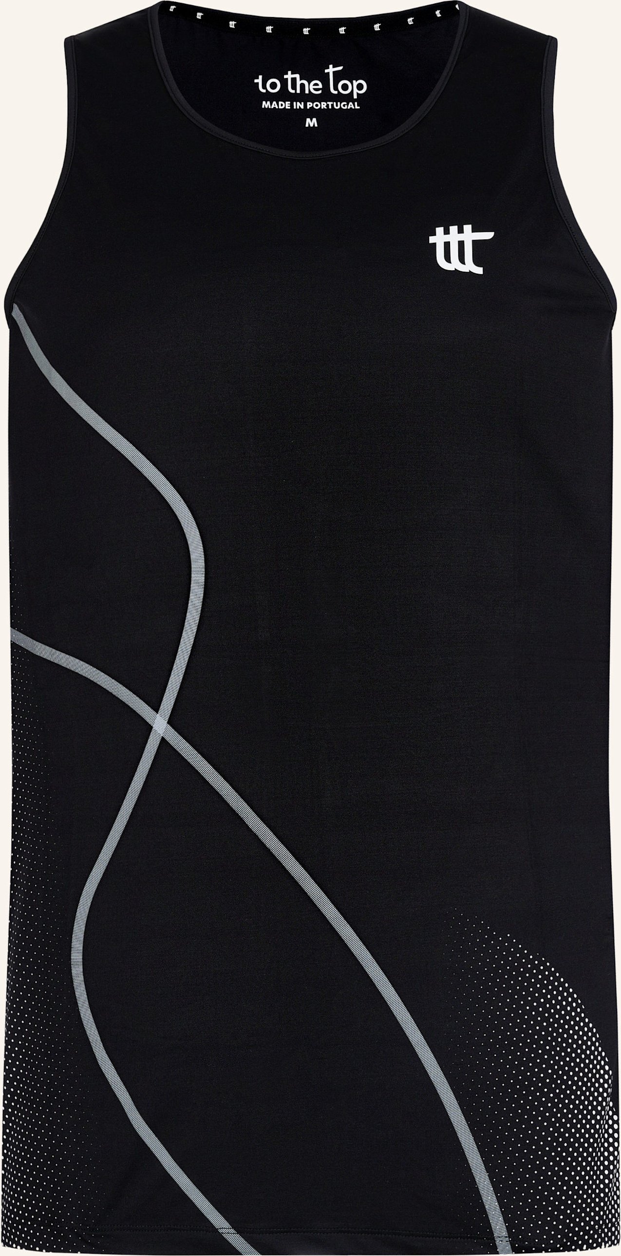 To The Top Tank Top Pace Tall schwarz