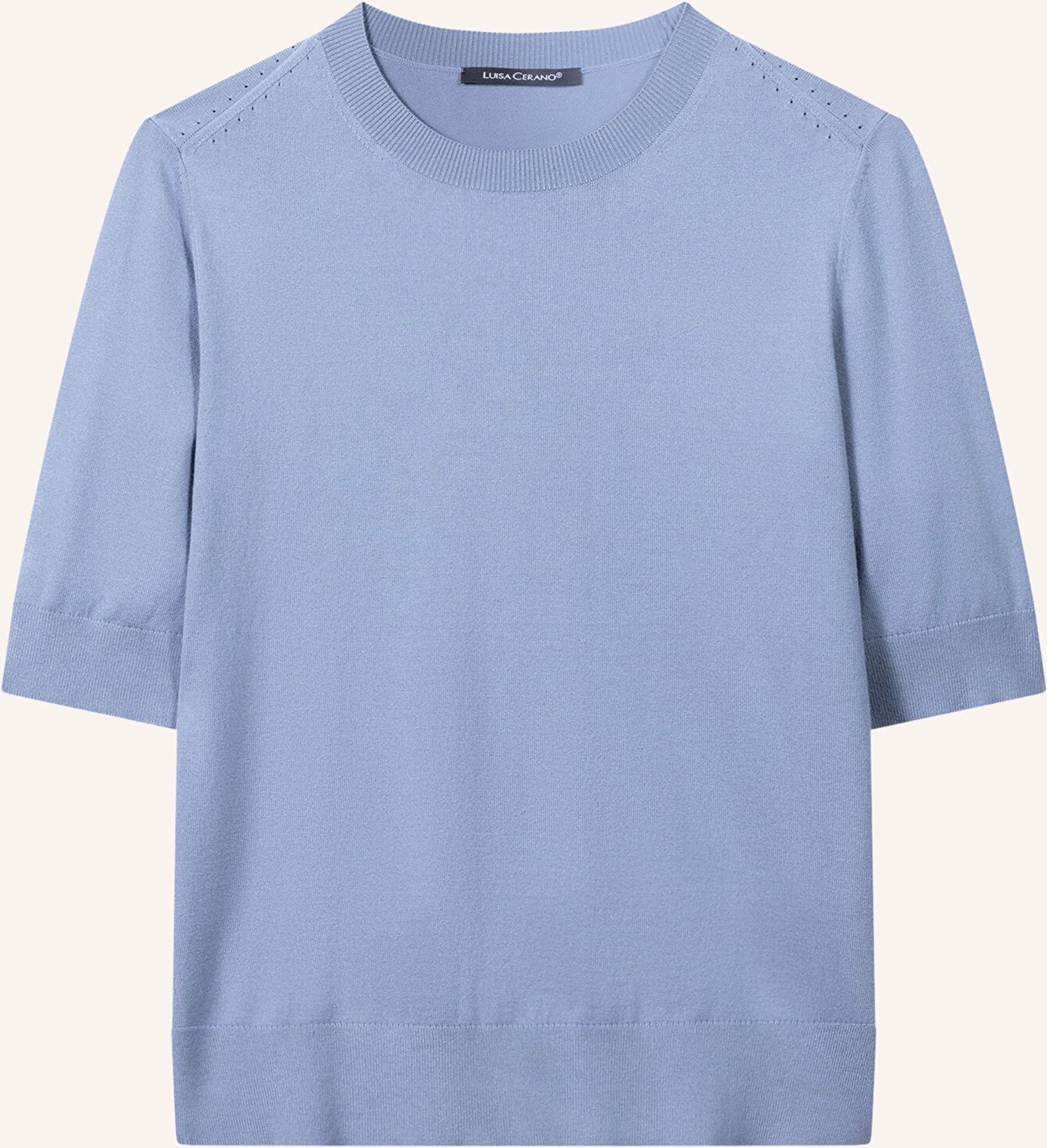Luisa Cerano Strickshirt blau