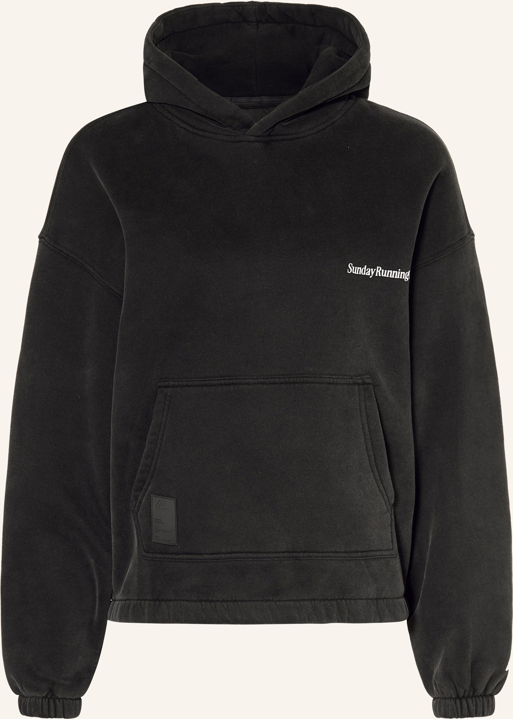 Another Cotton Lab Hoodie schwarz
