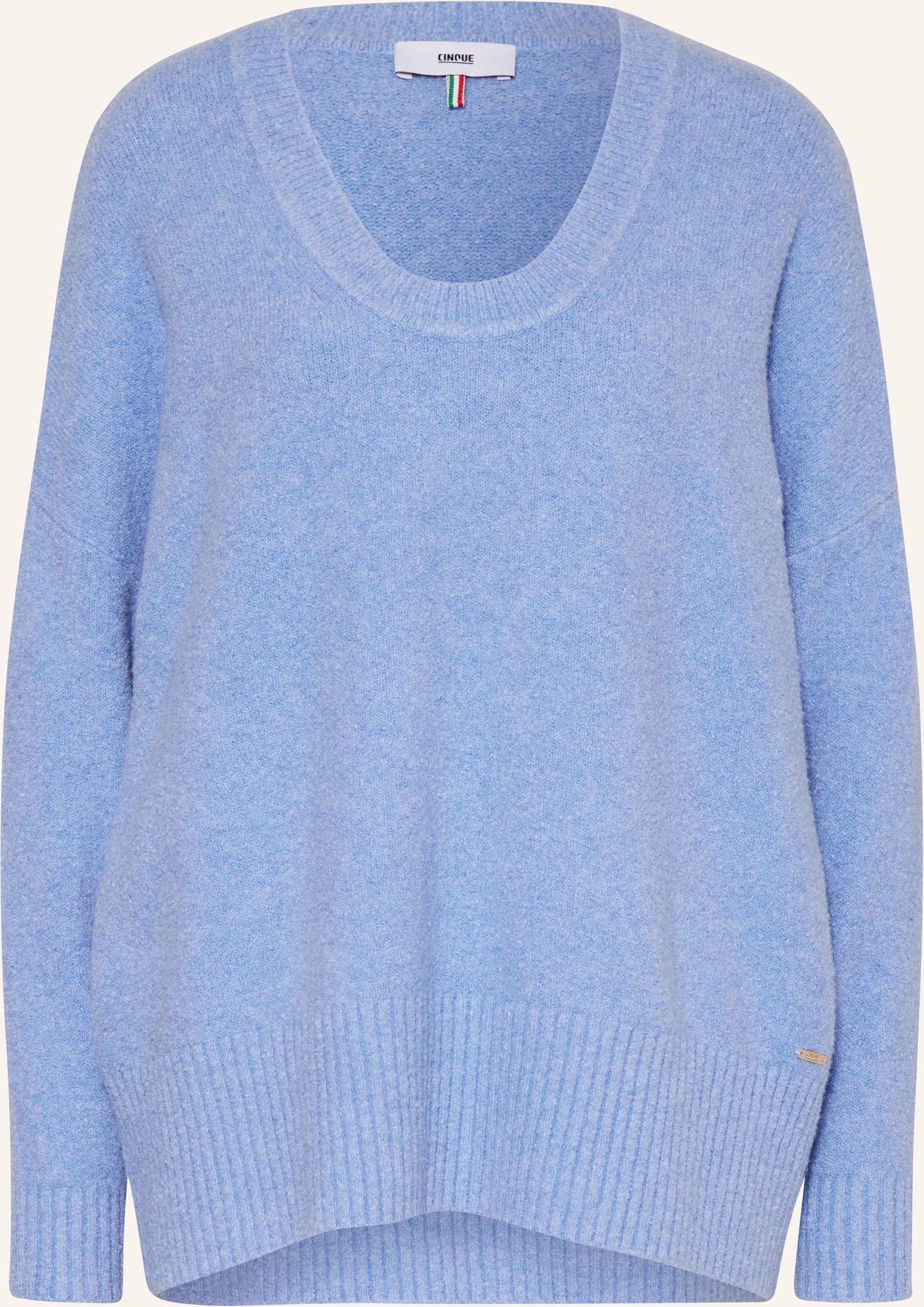 Cinque Oversized-Pullover Cielino blau