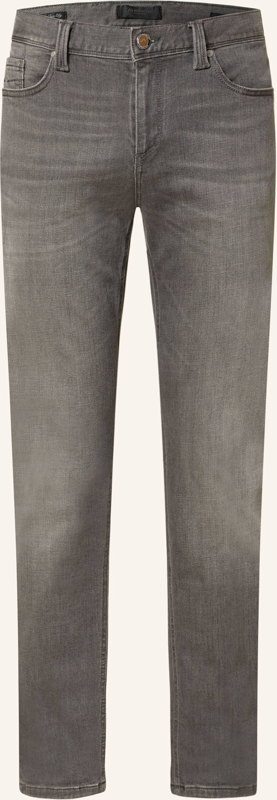 Alberto Jeans Pipe Regular Fit grau