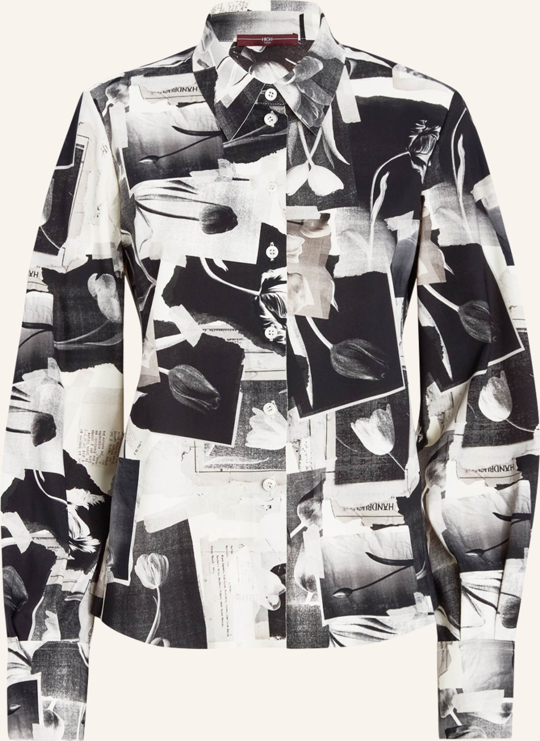 High Bluse Hadron schwarz