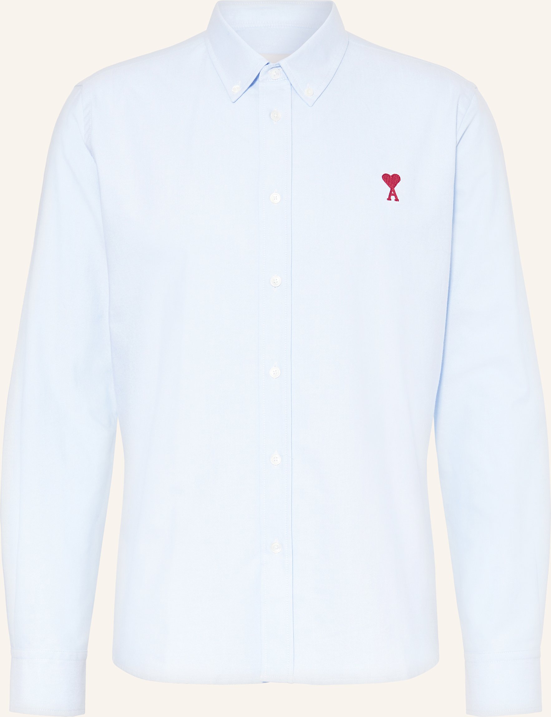 Ami Paris Oxfordhemd Extra Slim Fit blau