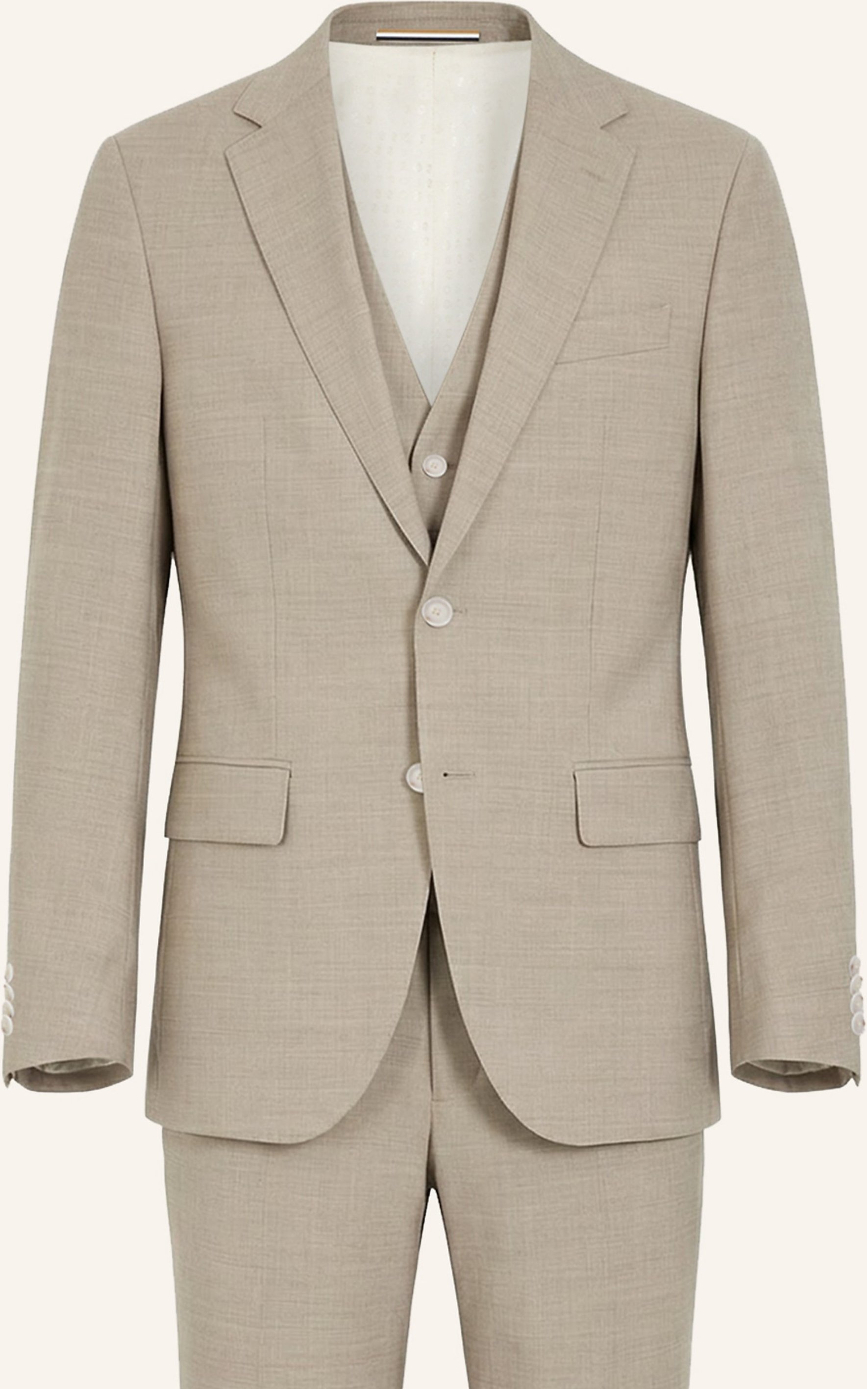 Boss Business Anzug H-Jeckson-3pcs-253 Regular Fit gruen