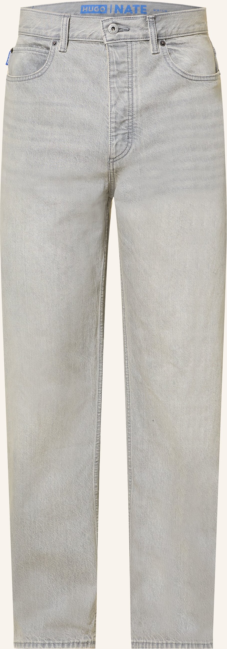 Hugo Jeans Nate Baggy Fit grau