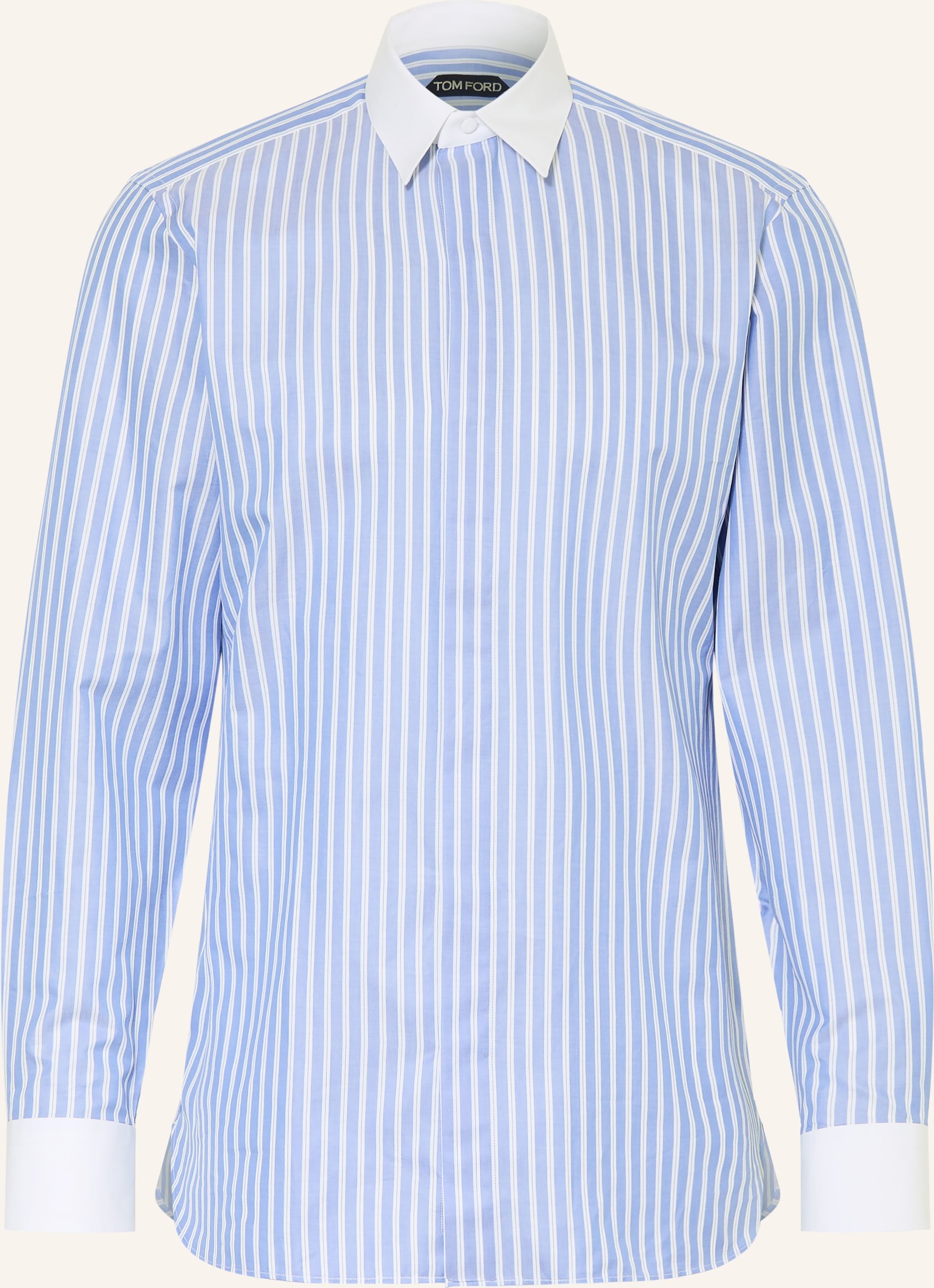 Tom Ford Hemd Slim Fit blau