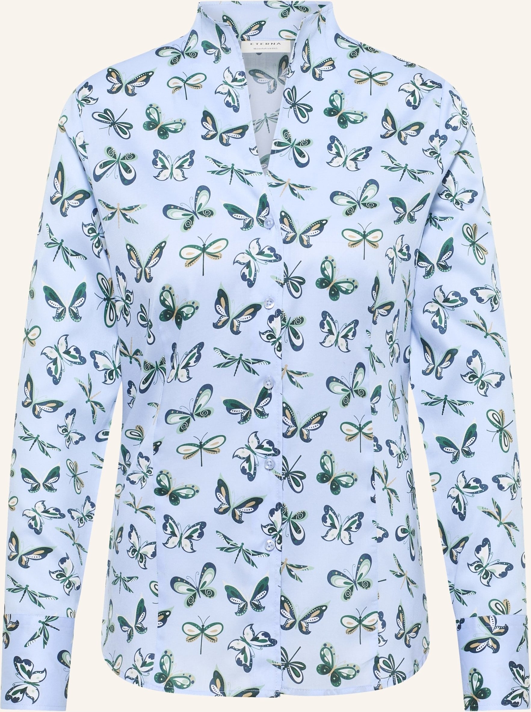 Thumbnail - Eterna Bluse Regular Fit blau