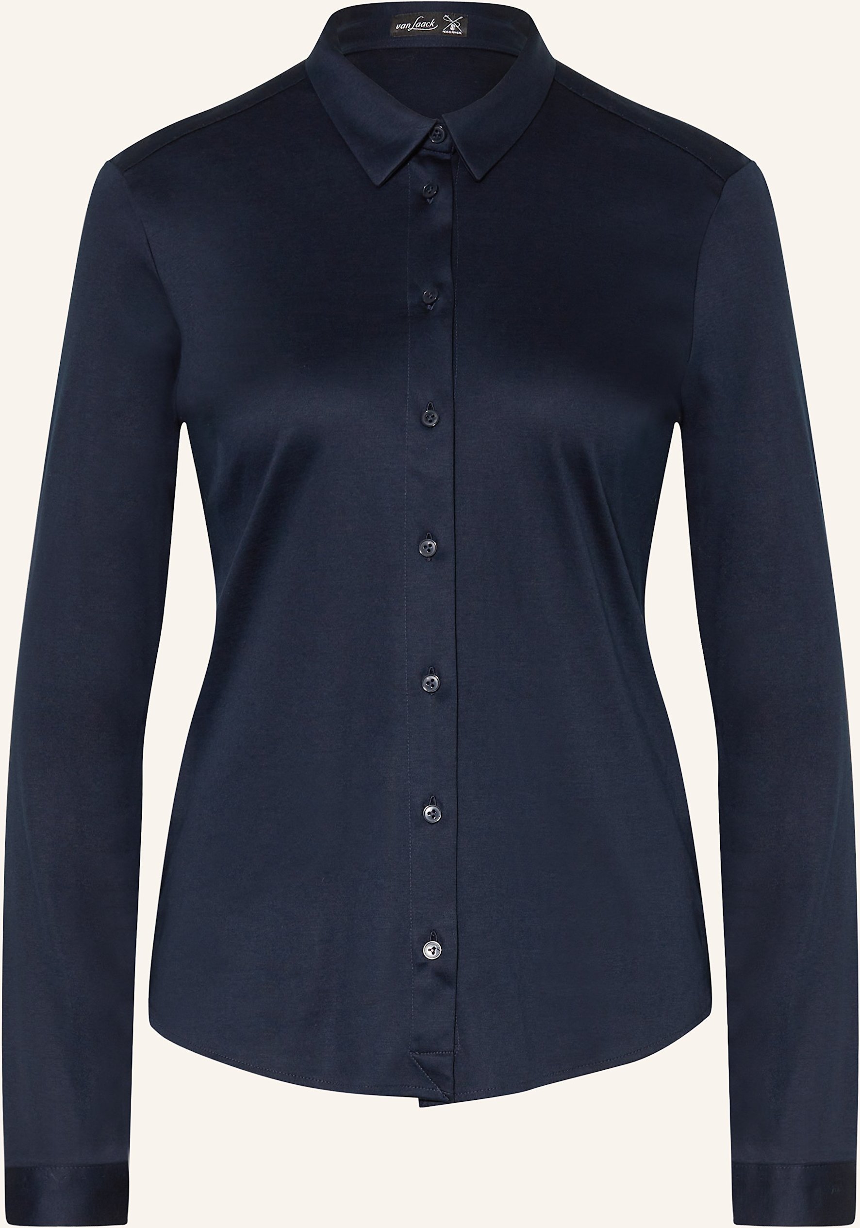 Van Laack Hemdbluse Vl-Malis-Sv Aus Jersey blau