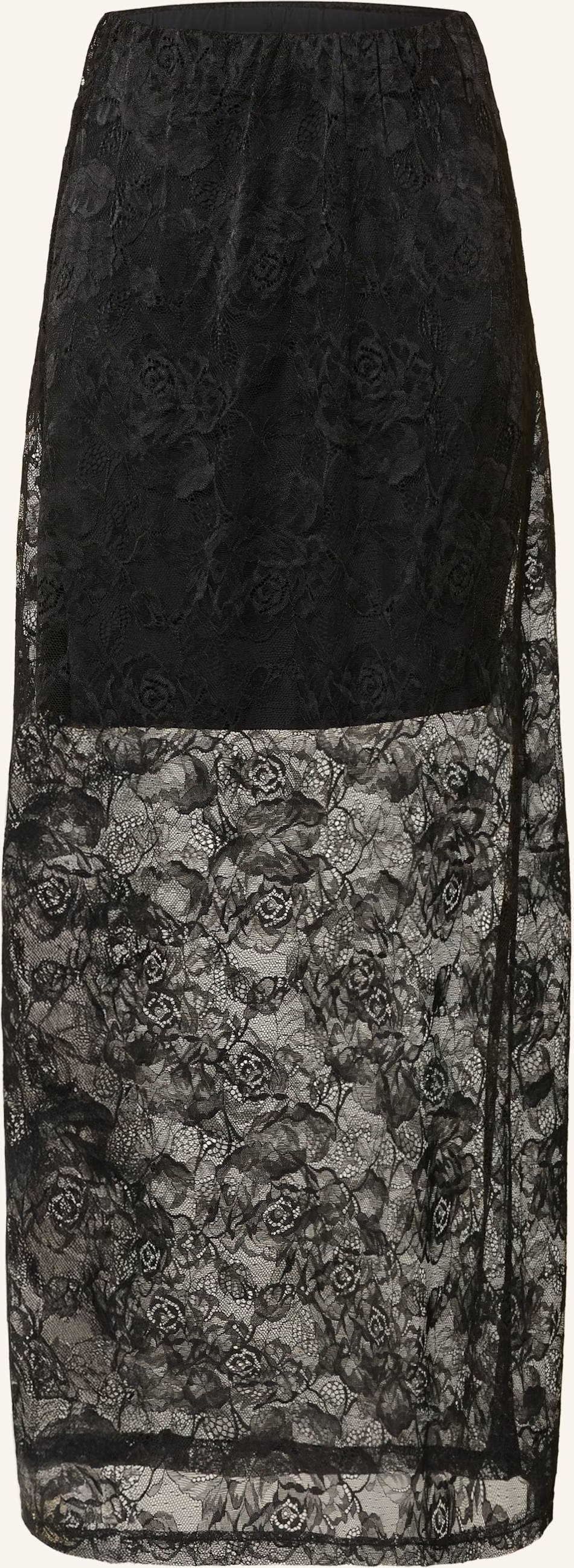 Gestuz Spitzenrock Gzleala schwarz