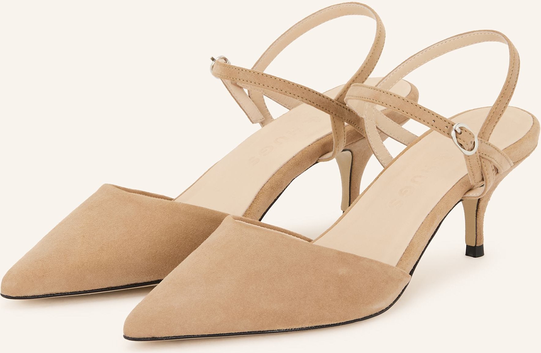 Mrs & Hugs Slingpumps beige