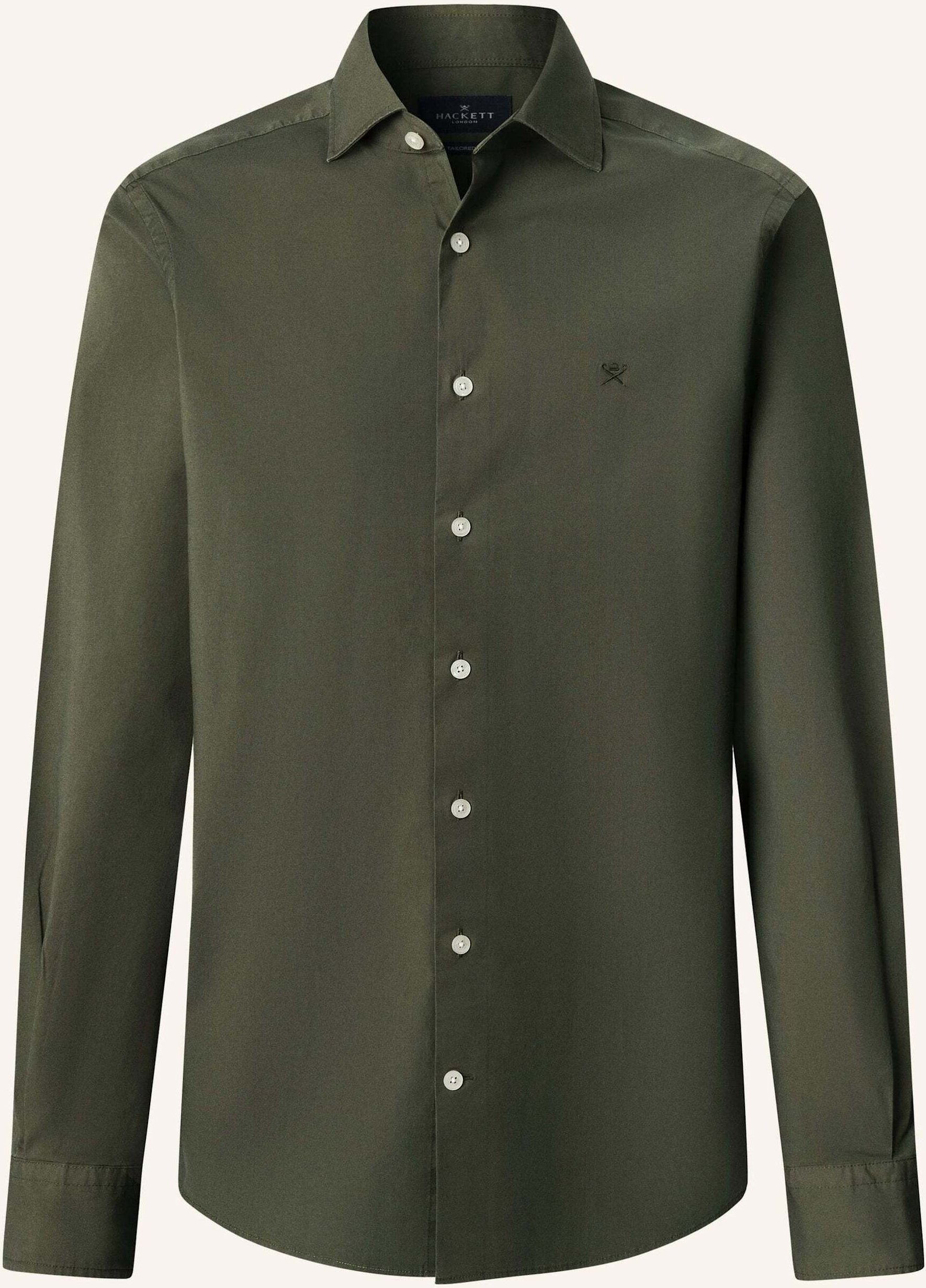 Hackett London Freizeithemd Ess Stretch Pop gruen