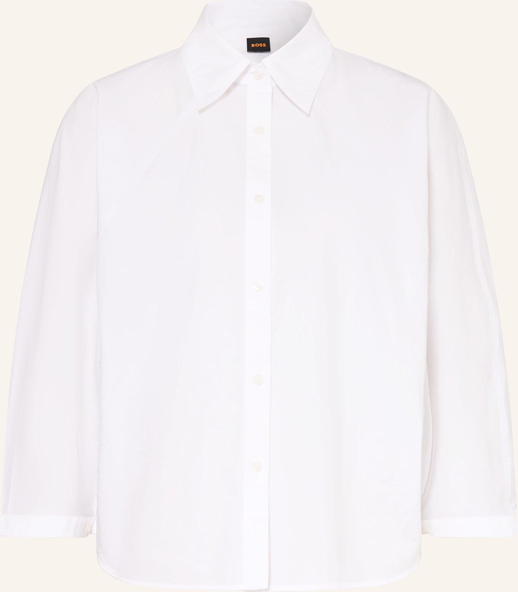 Boss Hemdbluse Belenta Mit 3/4-Arm weiss