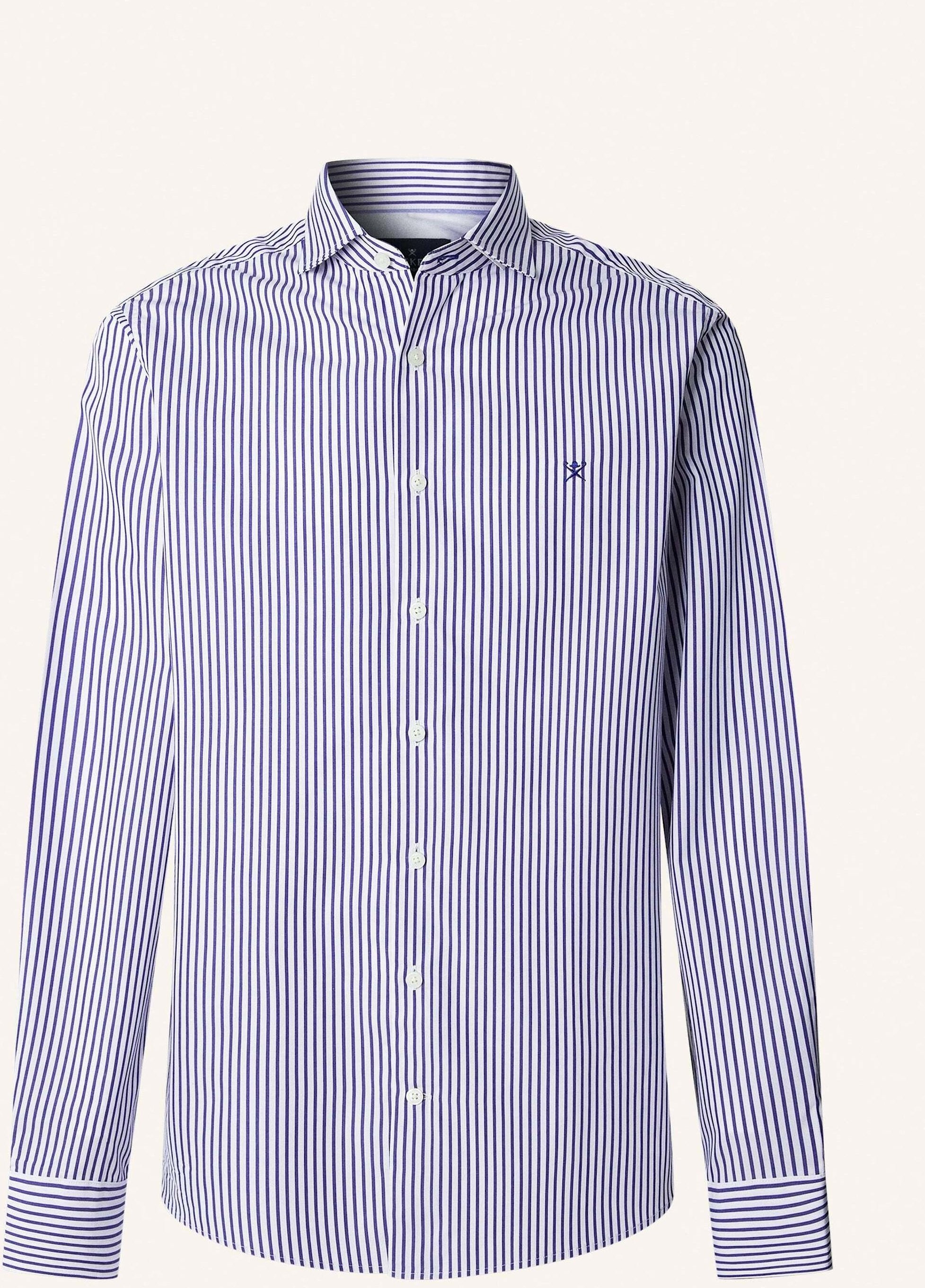 Hackett London Freizeithemd City Bengal Stripe blau