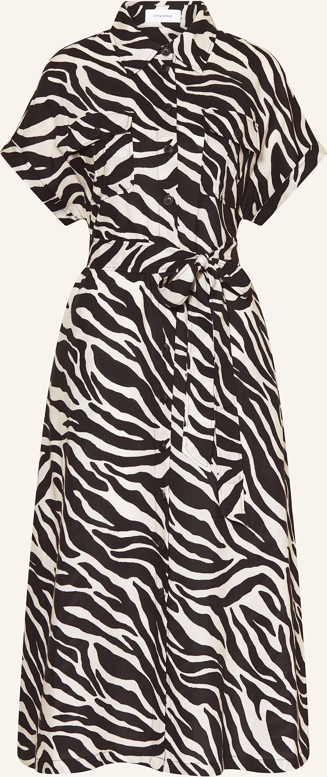 Thumbnail - Darling Harbour Hemdblusenkleid beige