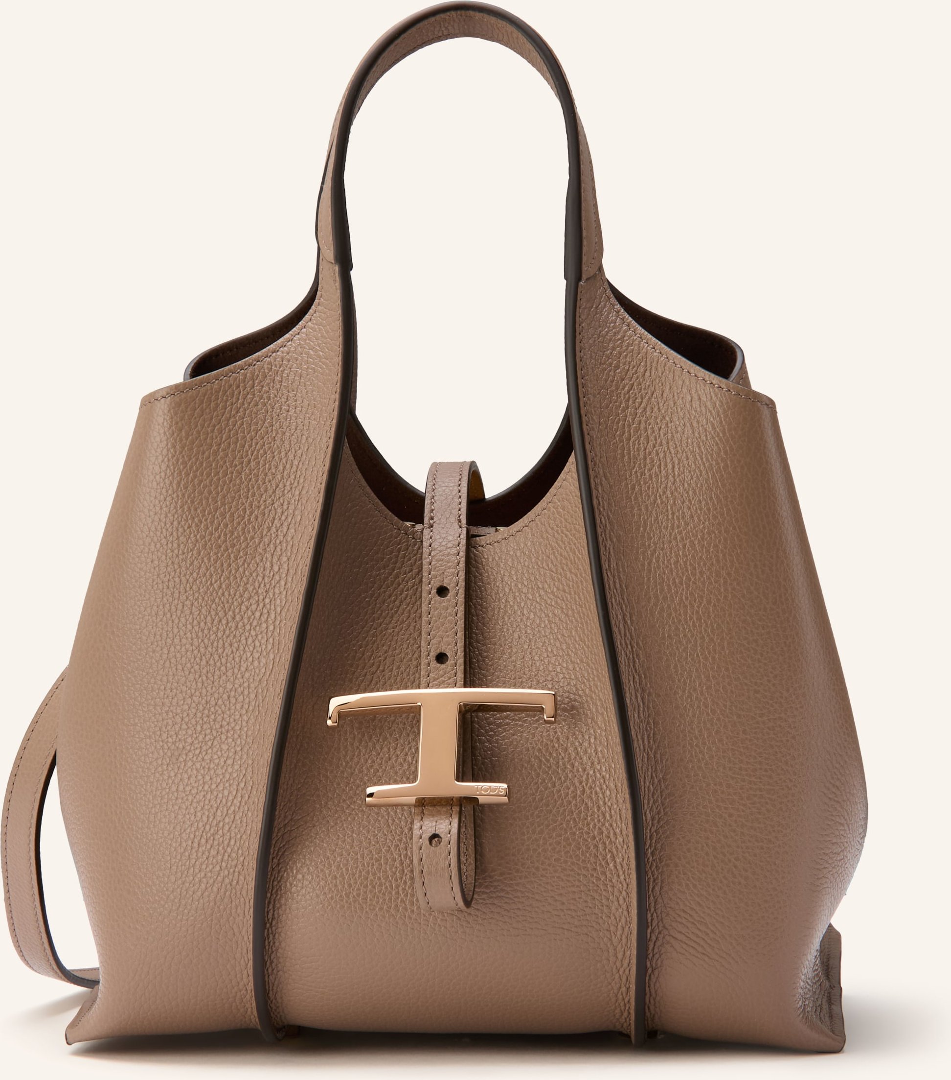 Tod's Shopper T Timeless Small Mit Pouch braun