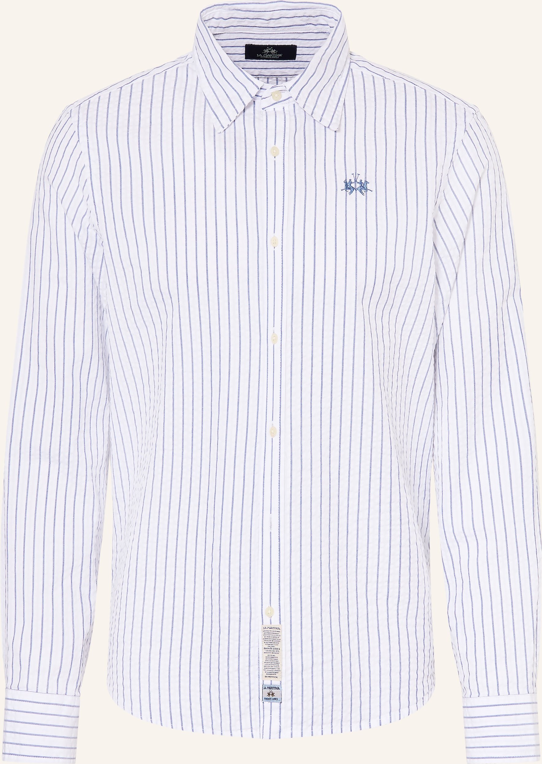 La Martina Hemd Regular Fit blau