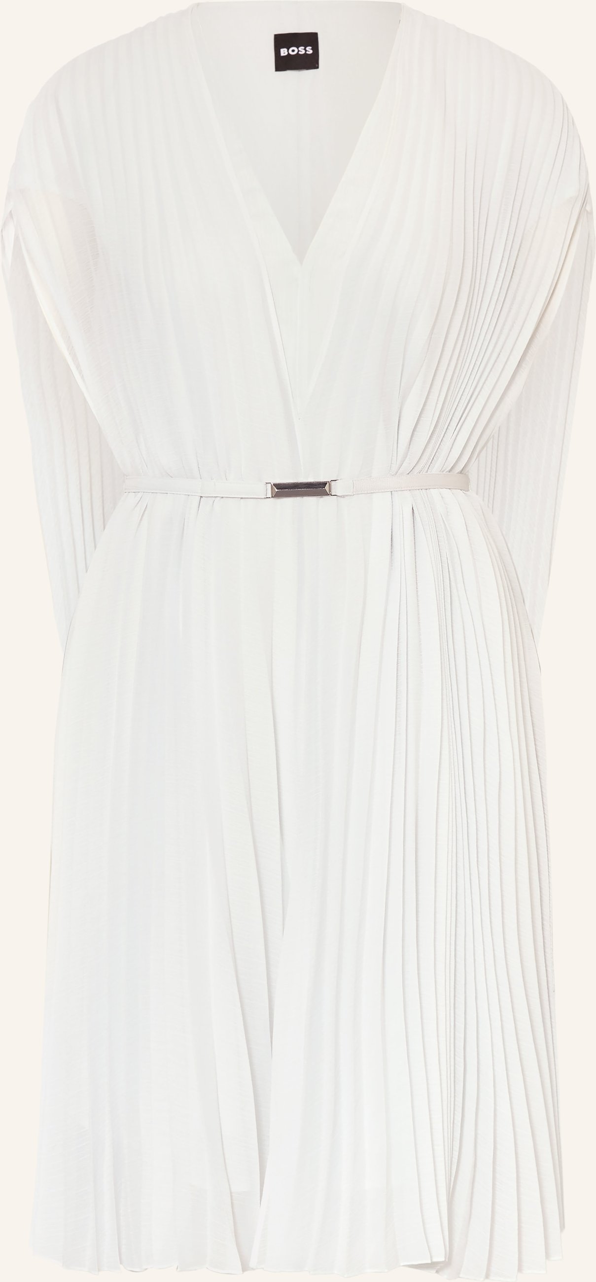 Boss Cocktailkleid Mit Plissees blau